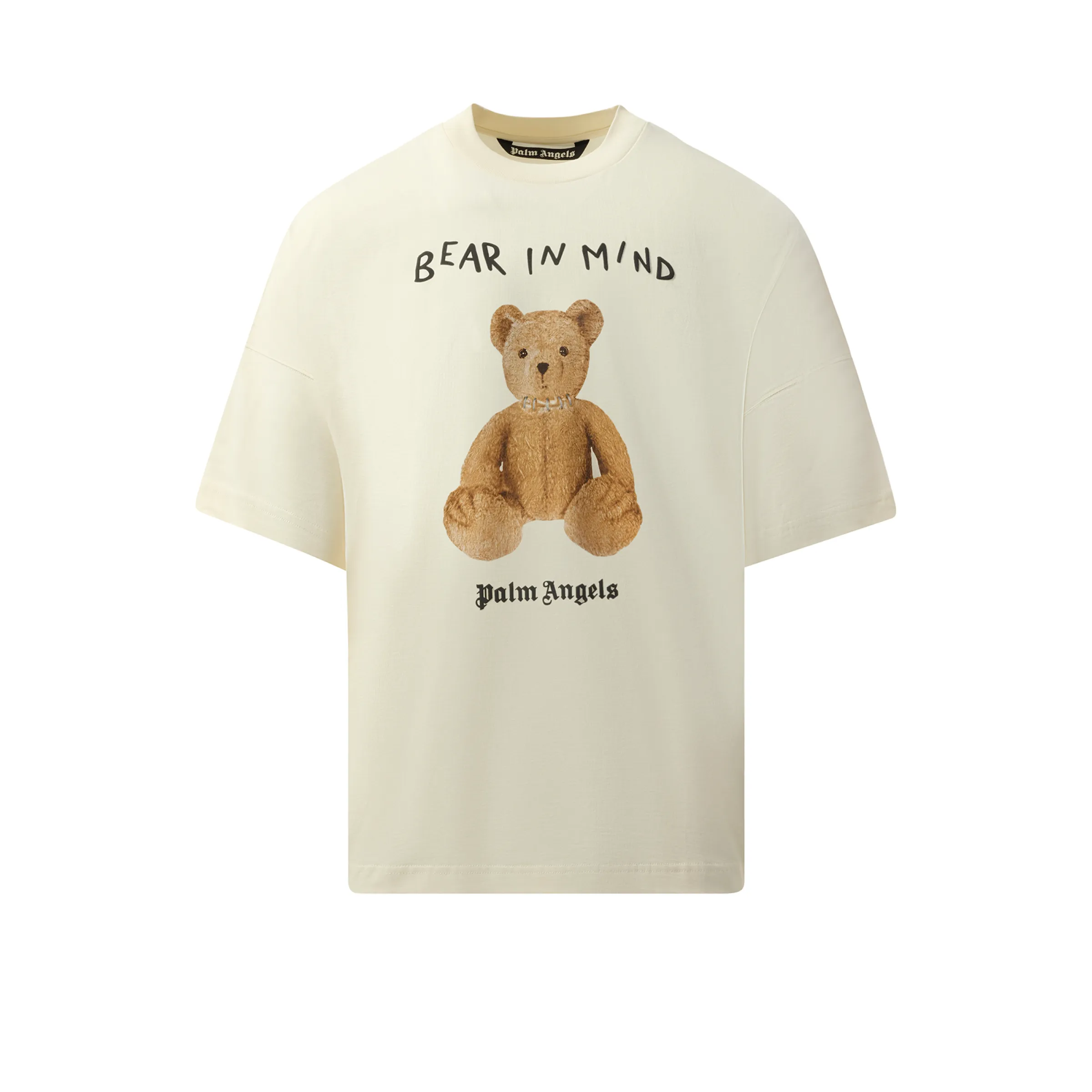 Bear in Mind Oversize T-Shirt in Off White/Brown sold by MARAIS product image thumbnail 2