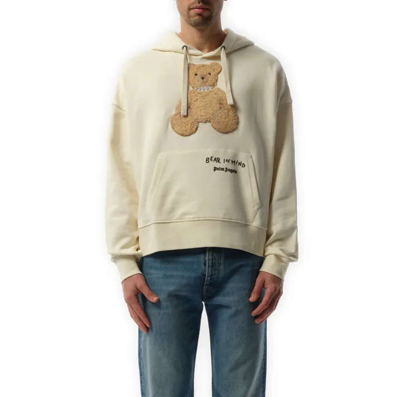 Bear in Mind Hoodie in Off White/Brown sold by MARAIS