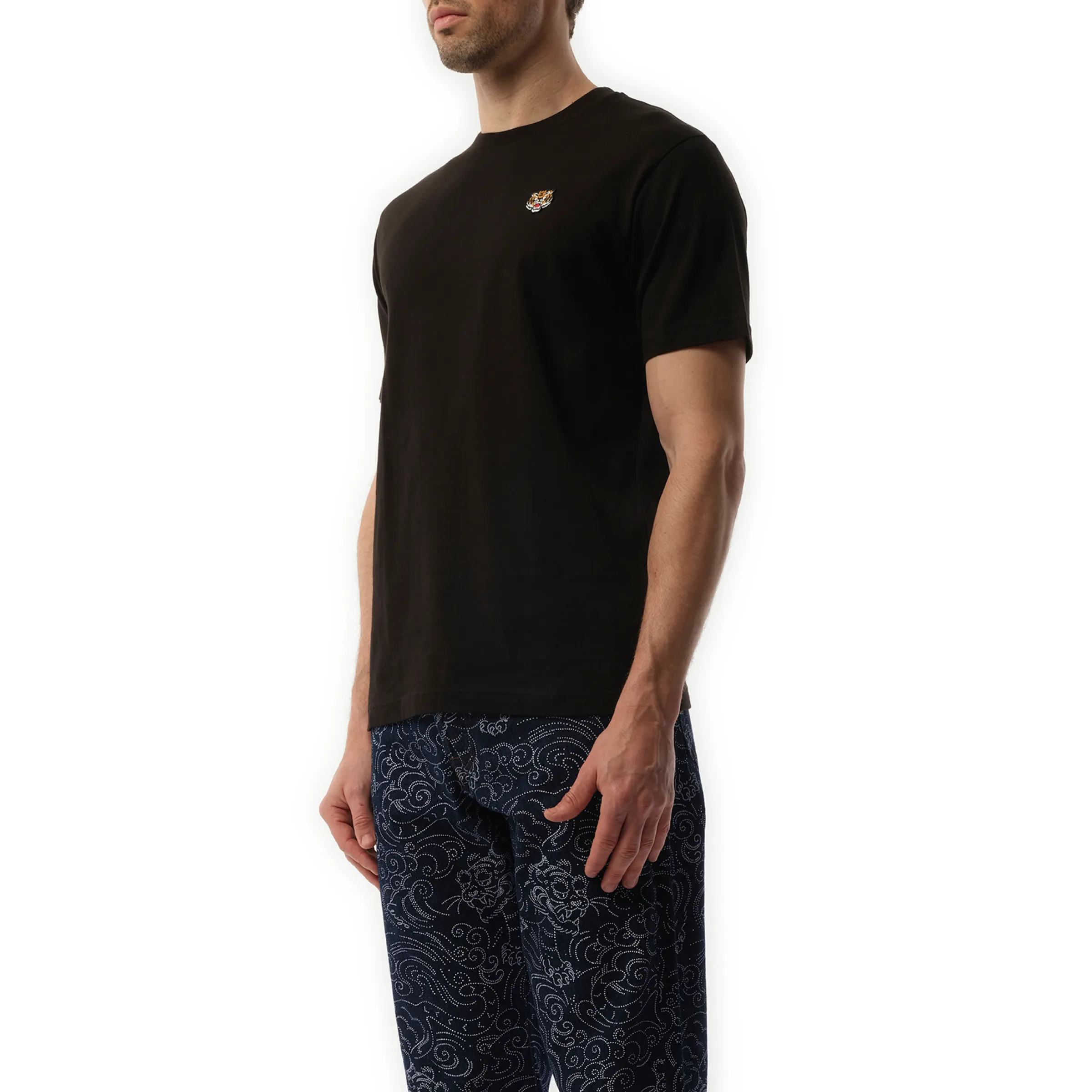 Lucky Tiger Classic T-Shirt in Black sold by MARAIS product image thumbnail 5