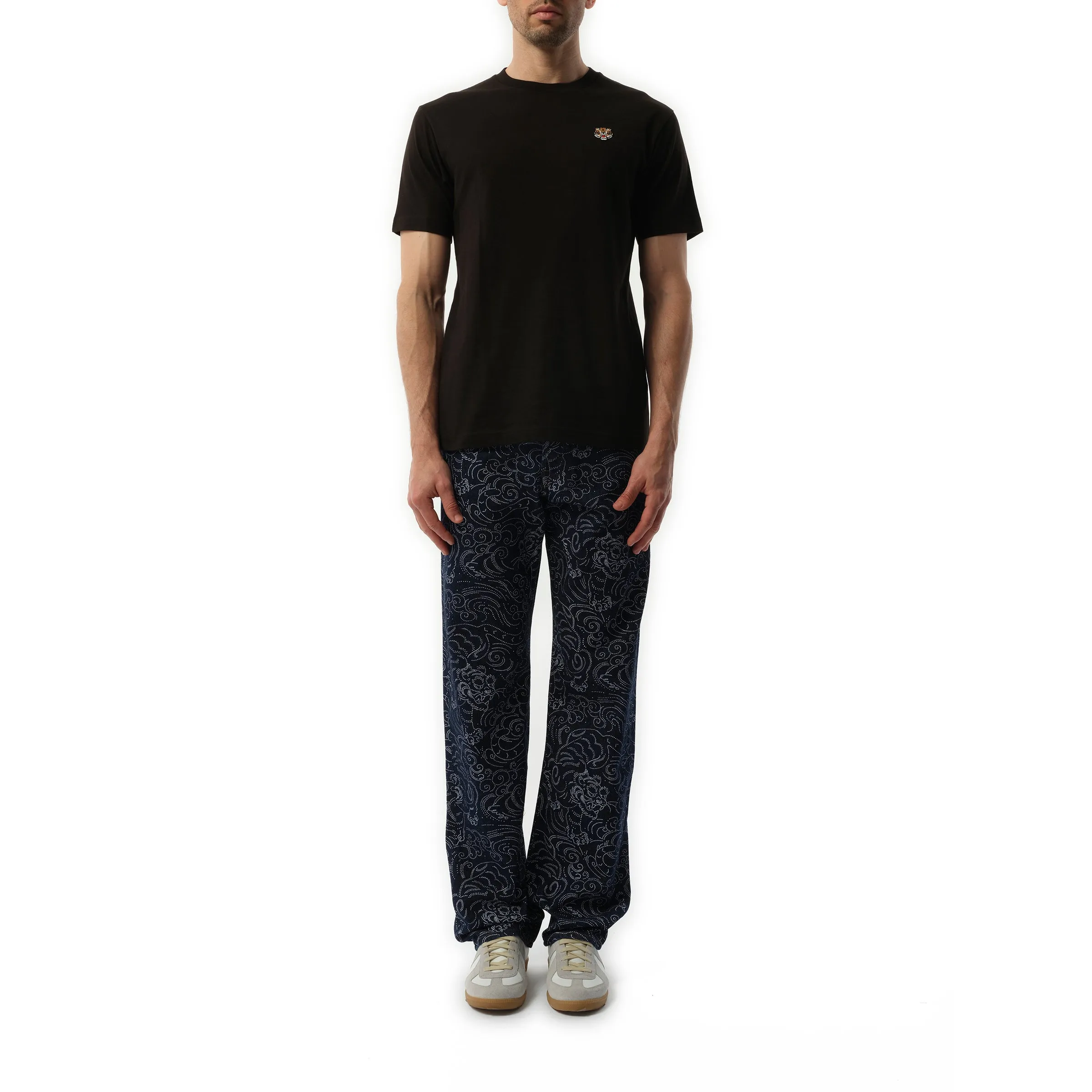 Lucky Tiger Classic T-Shirt in Black sold by MARAIS product image thumbnail 4