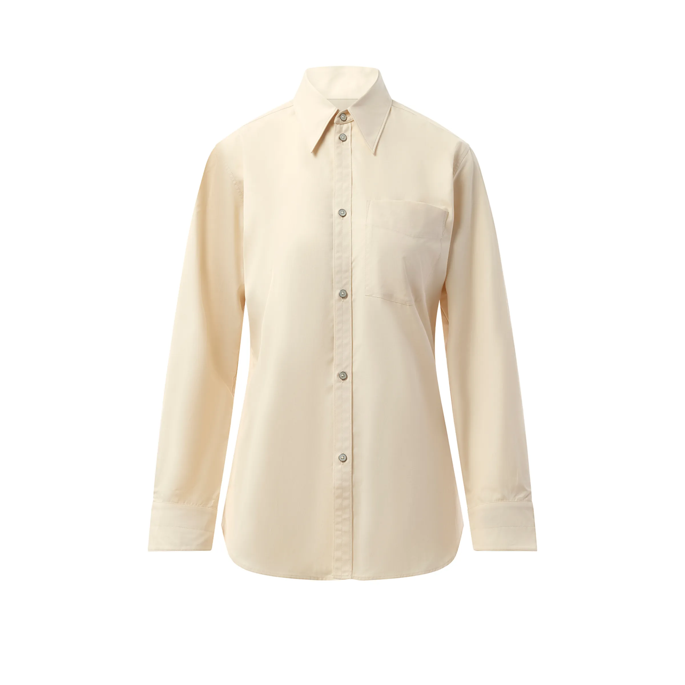 Fitted Shirt in Light Cream sold by MARAIS product image thumbnail 2