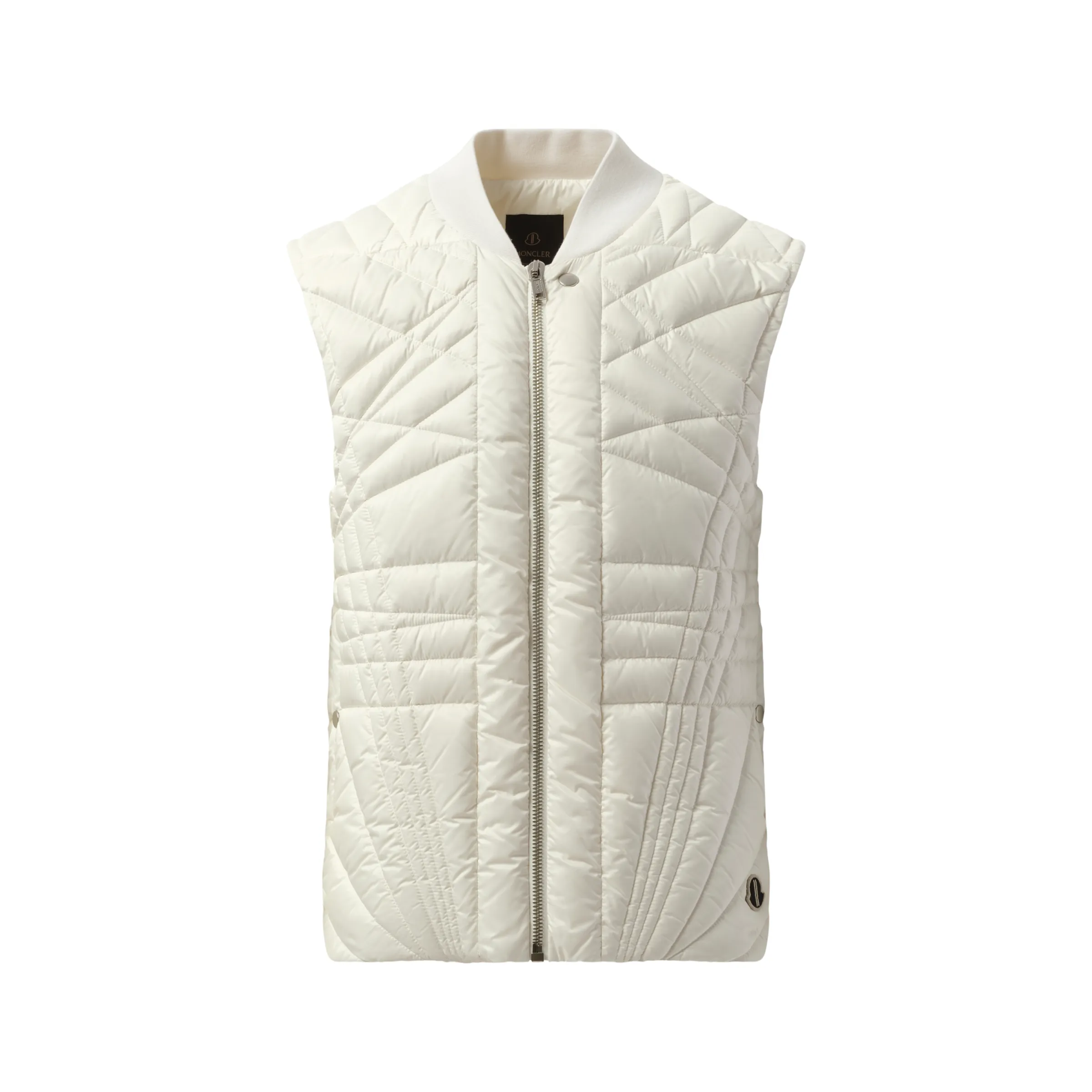 Rick Owens x Moncler Megapenta Flight Vest in Milk sold by MARAIS product image thumbnail 2