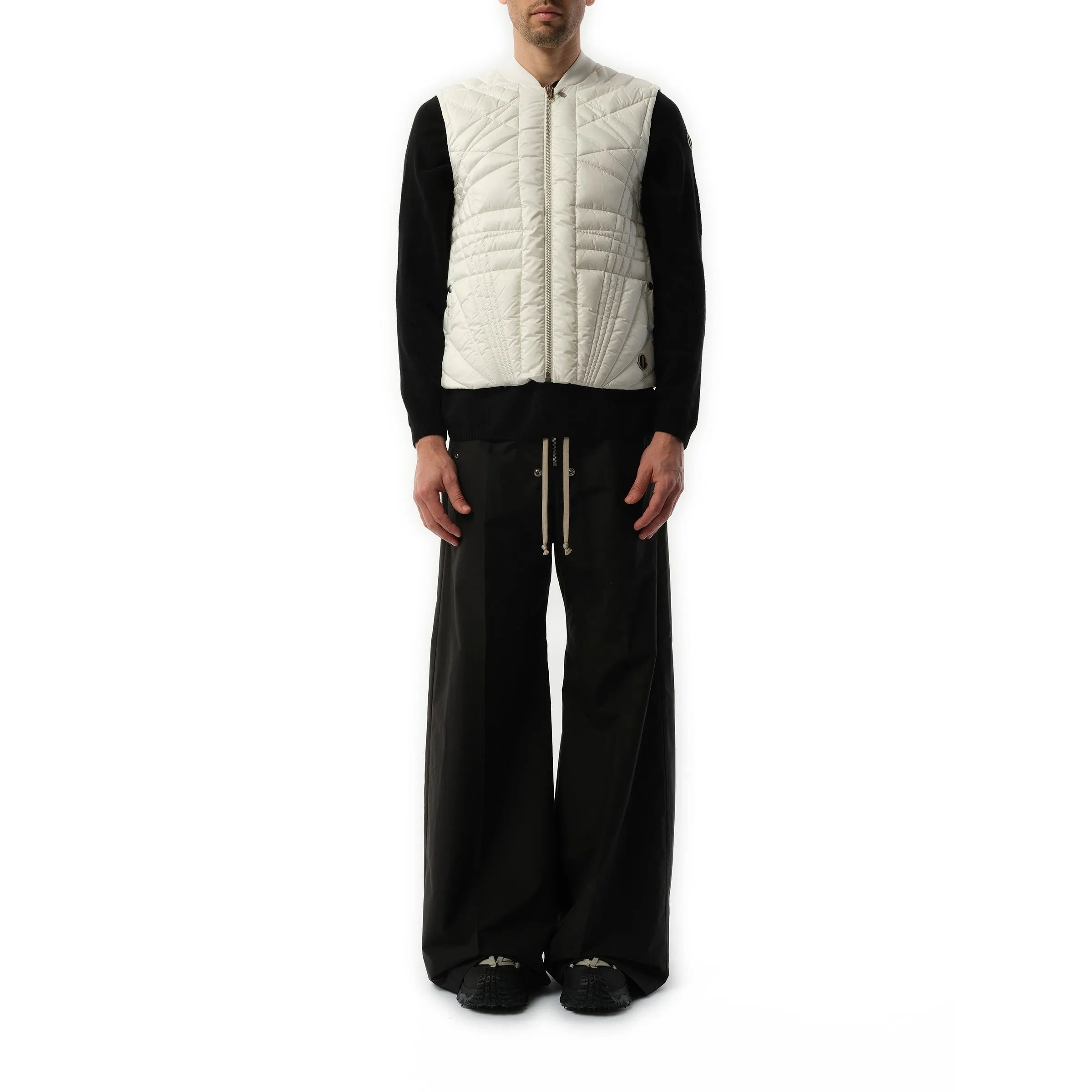 Rick Owens x Moncler Megapenta Flight Vest in Milk sold by MARAIS product image thumbnail 4