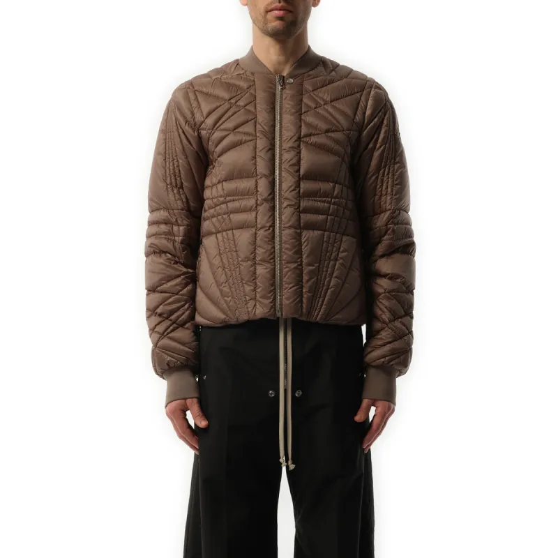 Rick Owens x Moncler Megapenta Flight Jacket in Dust sold by MARAIS