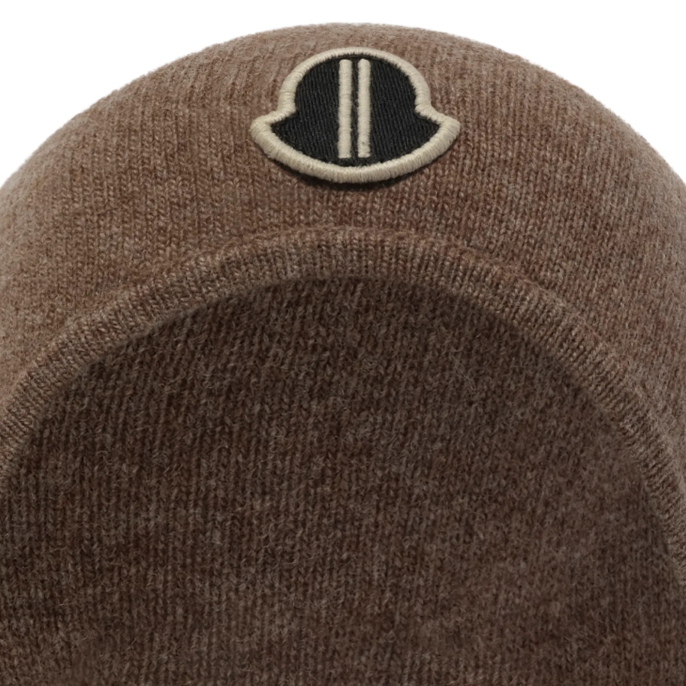 Rick Owens x Moncler Knit Skull Mask in Dust sold by MARAIS product image thumbnail 3