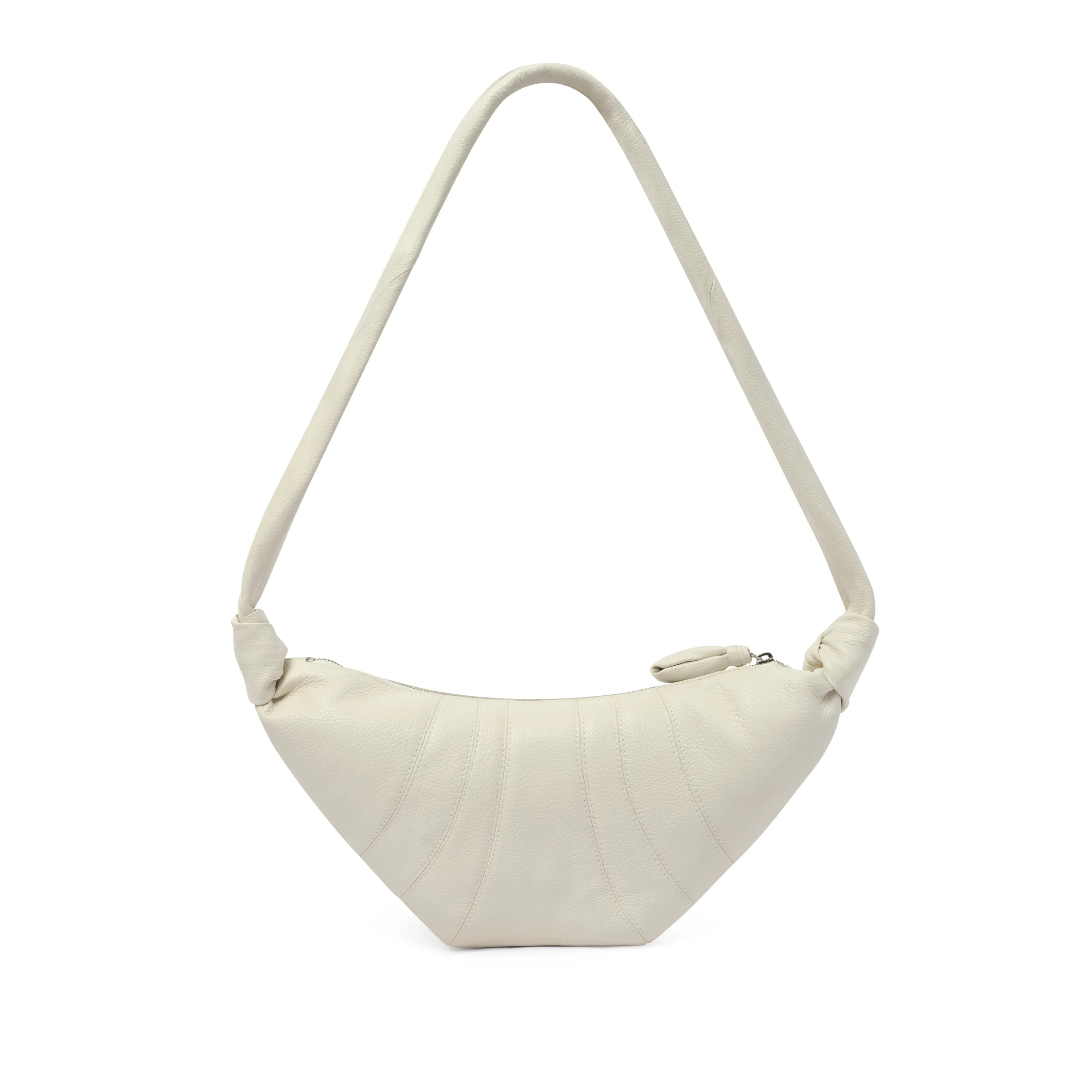 Cowhide Small Croissant Bag in Chalk sold by MARAIS product image thumbnail 4