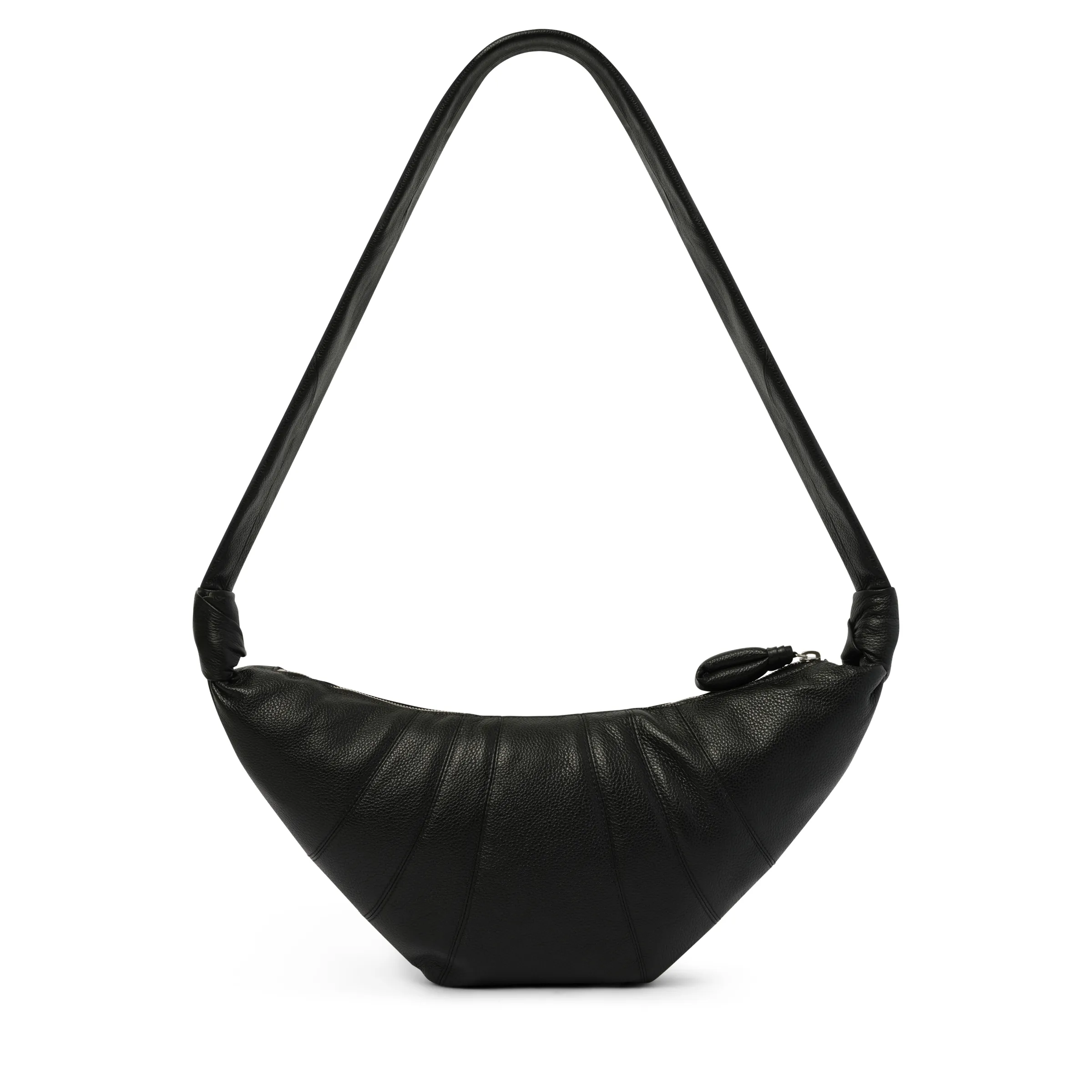 Cowhide Medium Croissant Bag in Black sold by MARAIS product image thumbnail 4