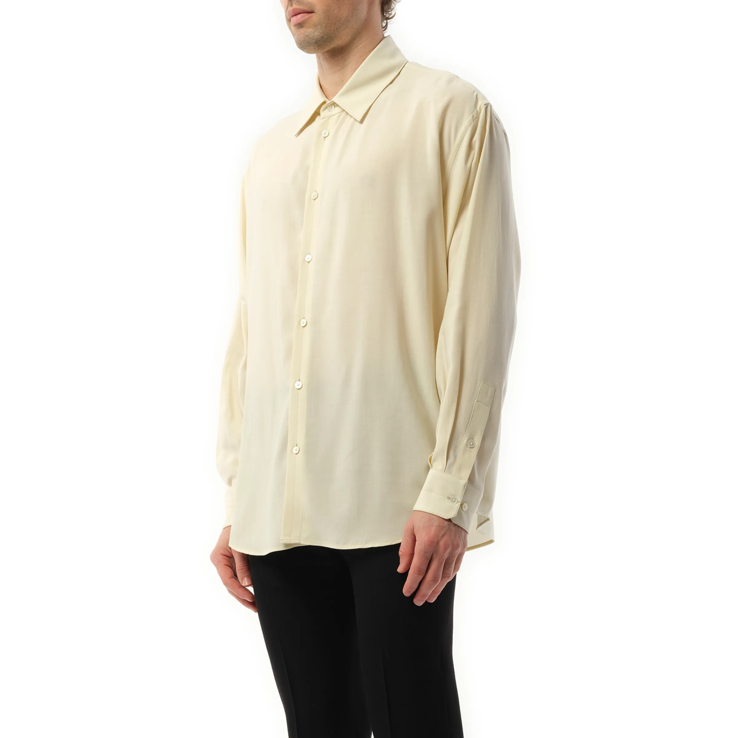 Relaxed Shirt in Cream sold by MARAIS product image thumbnail 5