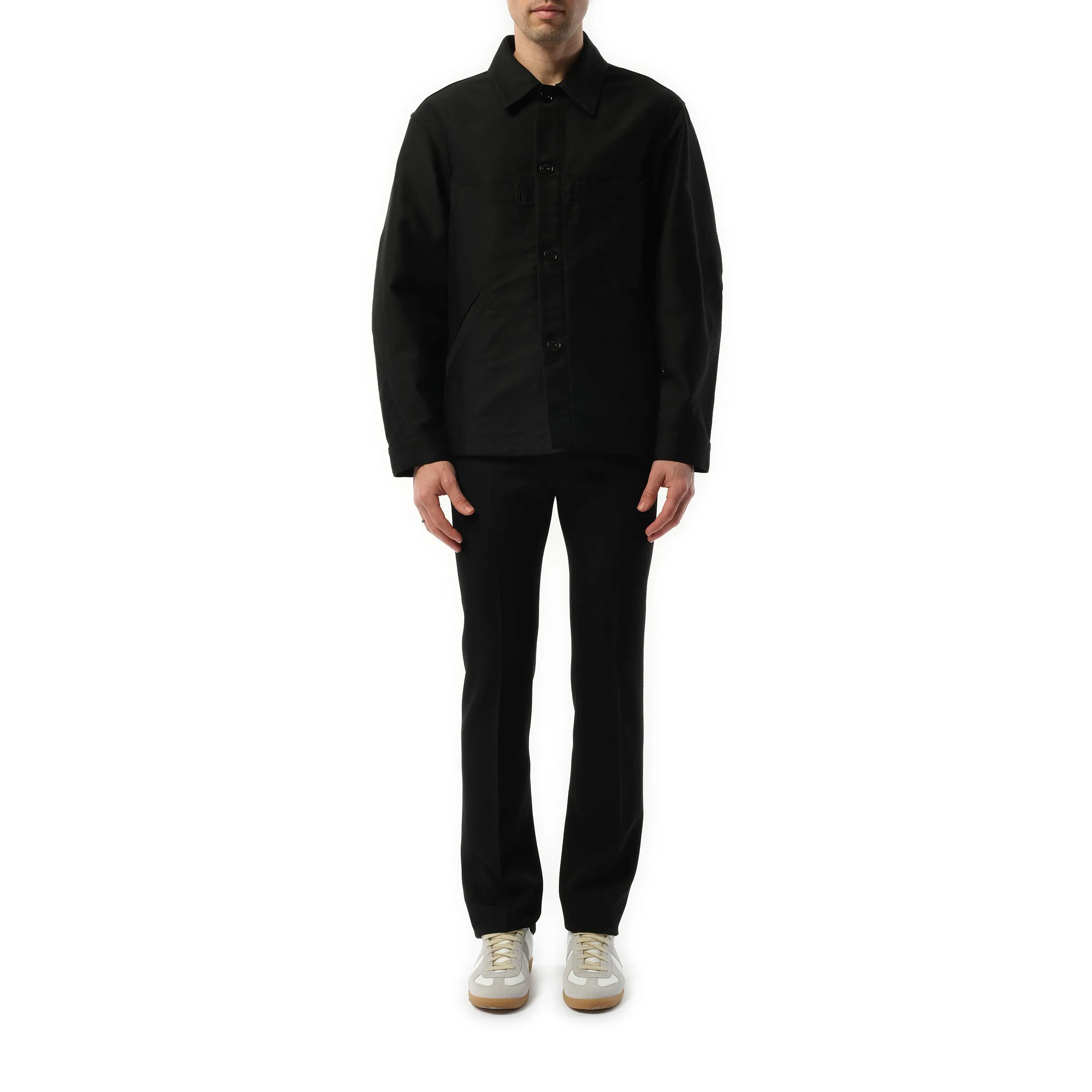 Twisted Sleeve Workwear Jacket in Black sold by MARAIS product image thumbnail 4