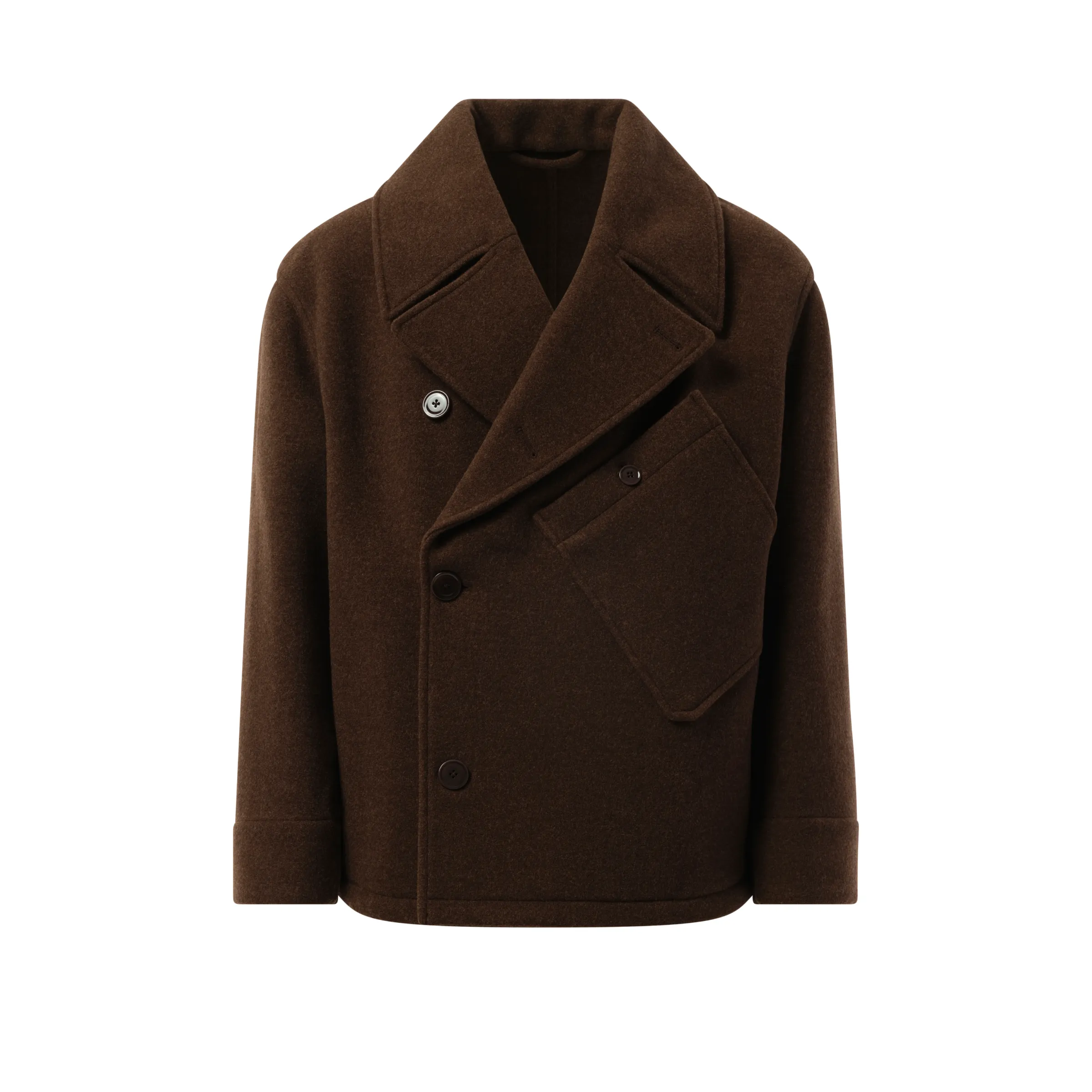 Dispatch Peacoat in Brown Chine sold by MARAIS product image thumbnail 2