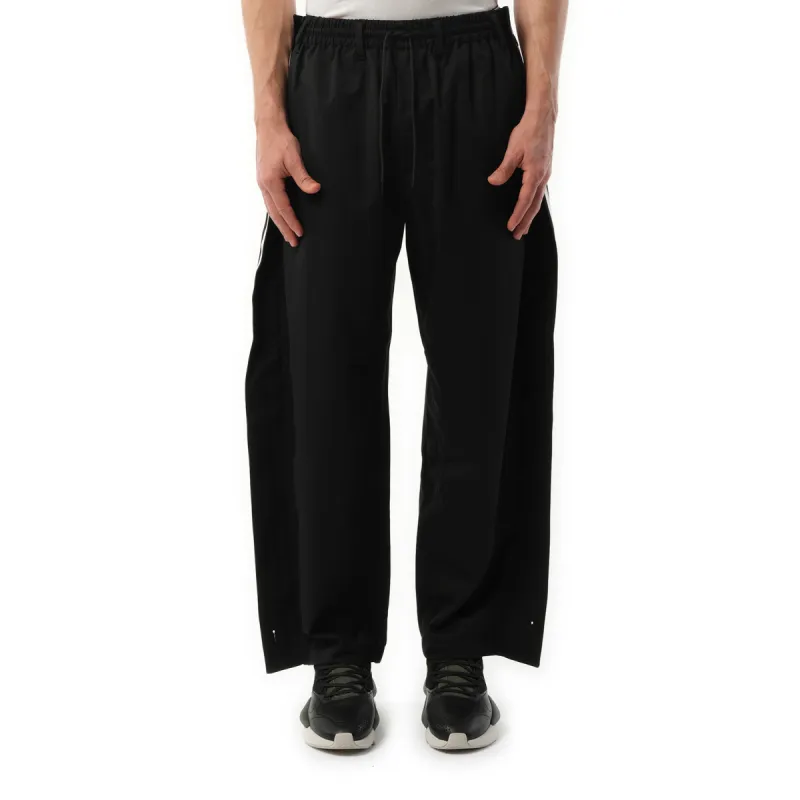 3 Stripe Refined Wool Track Pants in Black sold by MARAIS