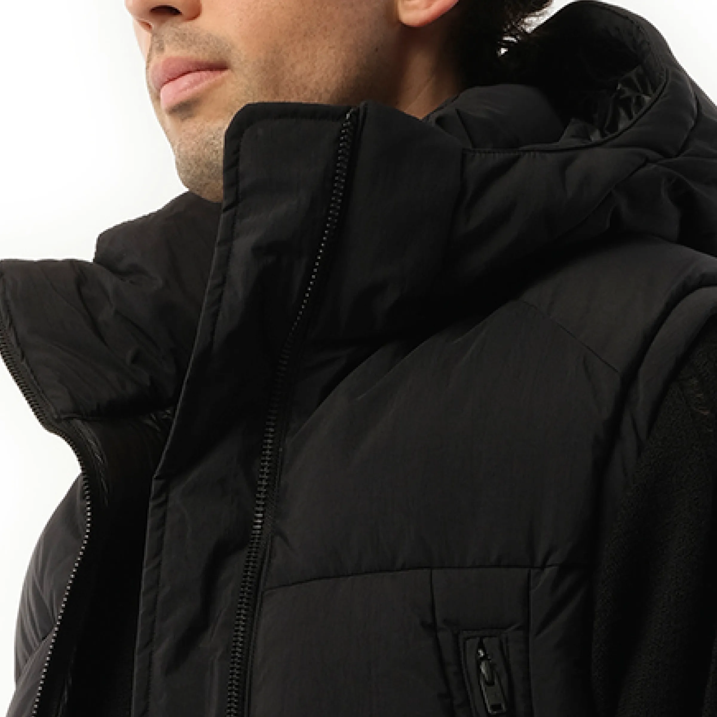 Puffer Vest in Black sold by MARAIS product image thumbnail 3