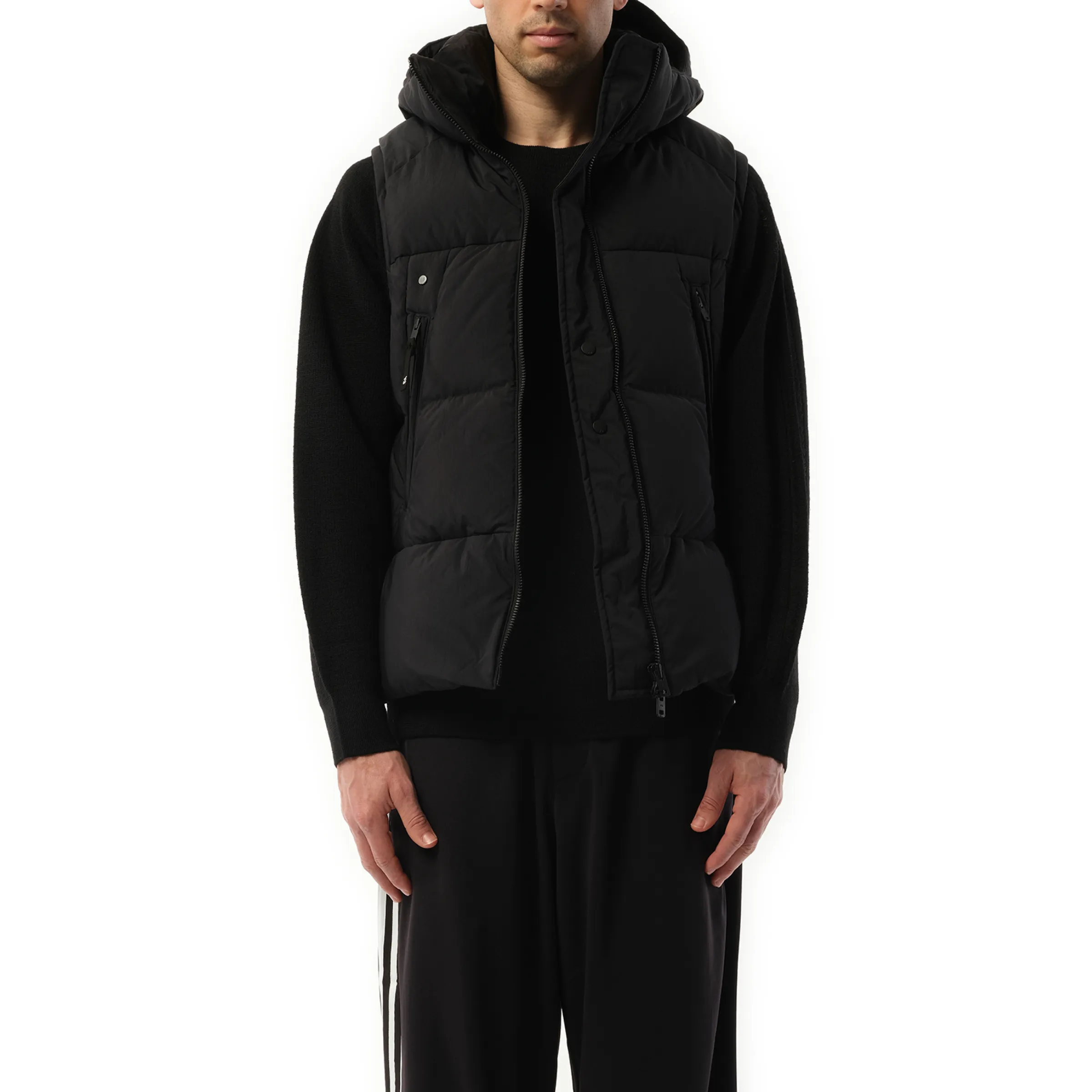 Puffer Vest in Black sold by MARAIS