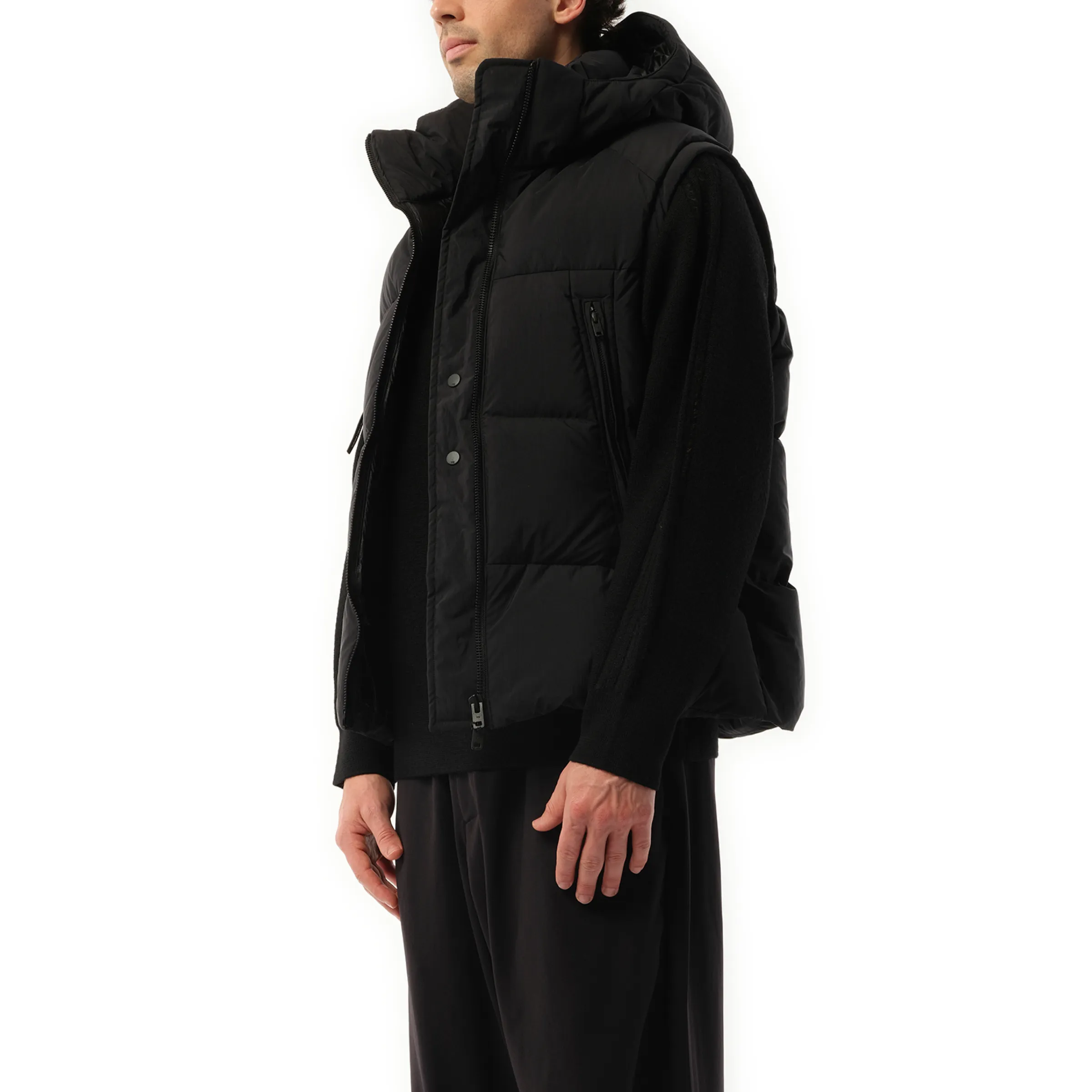 Puffer Vest in Black sold by MARAIS product image thumbnail 5