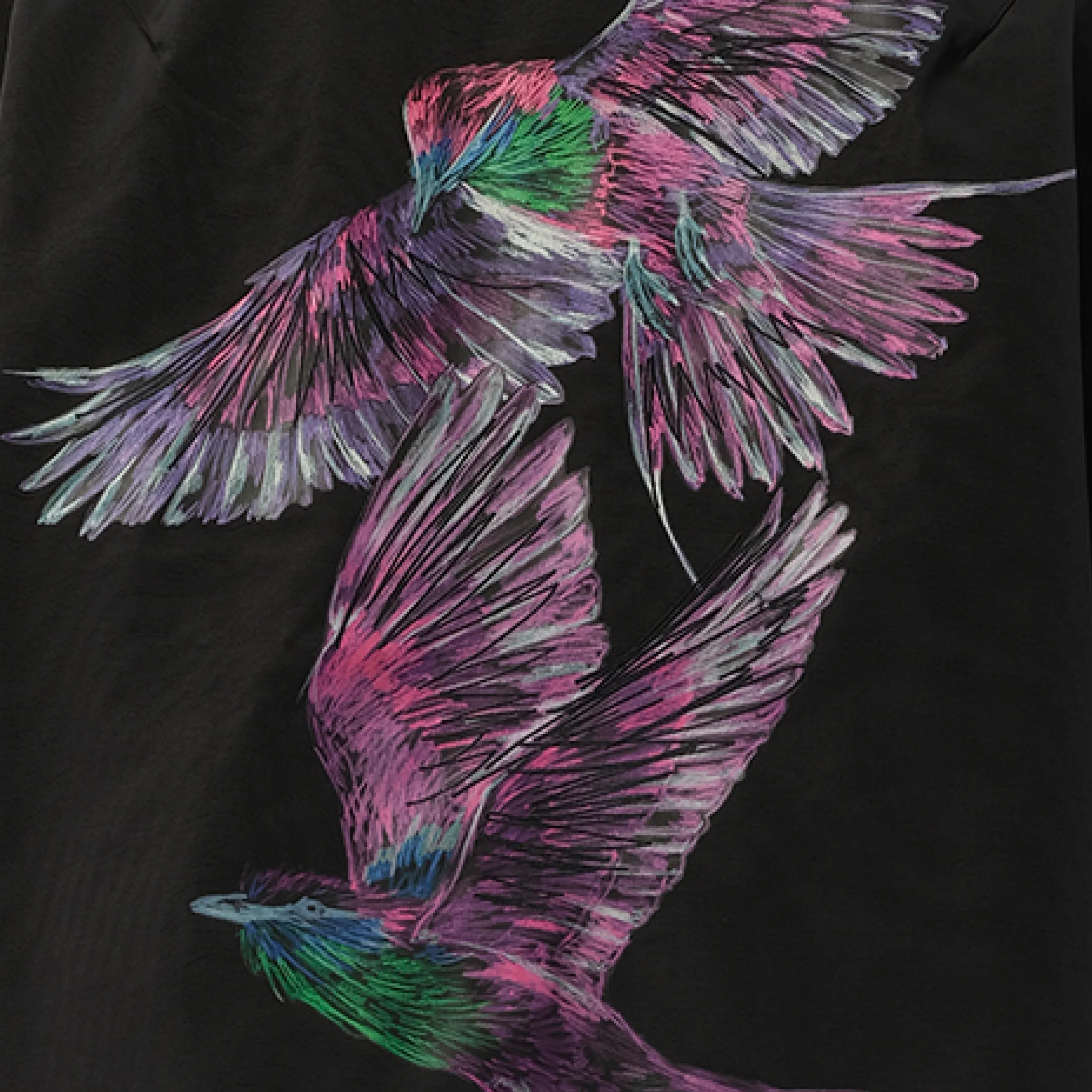 Nylon Coach Jacket in Black sold by MARAIS product image thumbnail 3