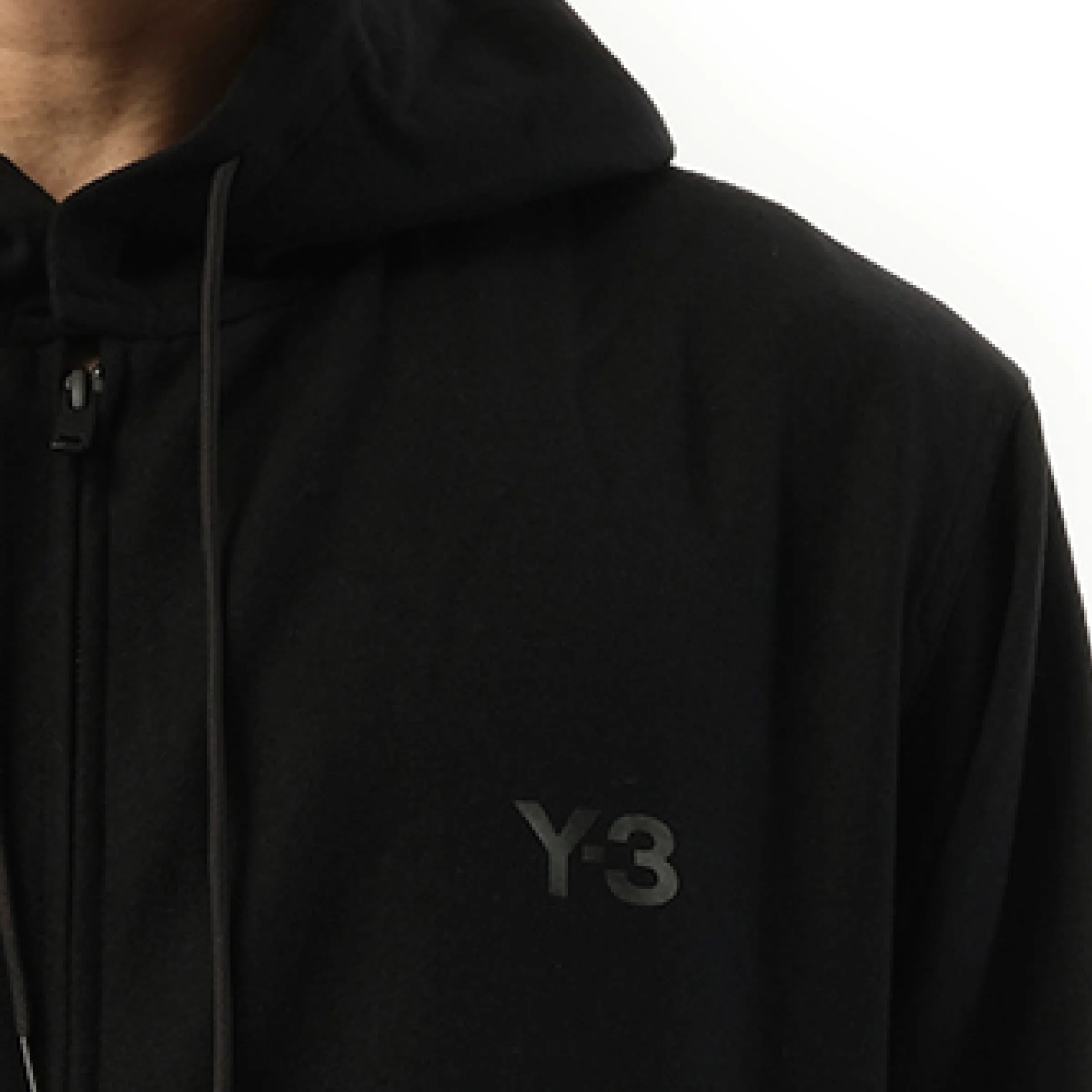 Flannel Hooded Jacket in Black sold by MARAIS product image thumbnail 3