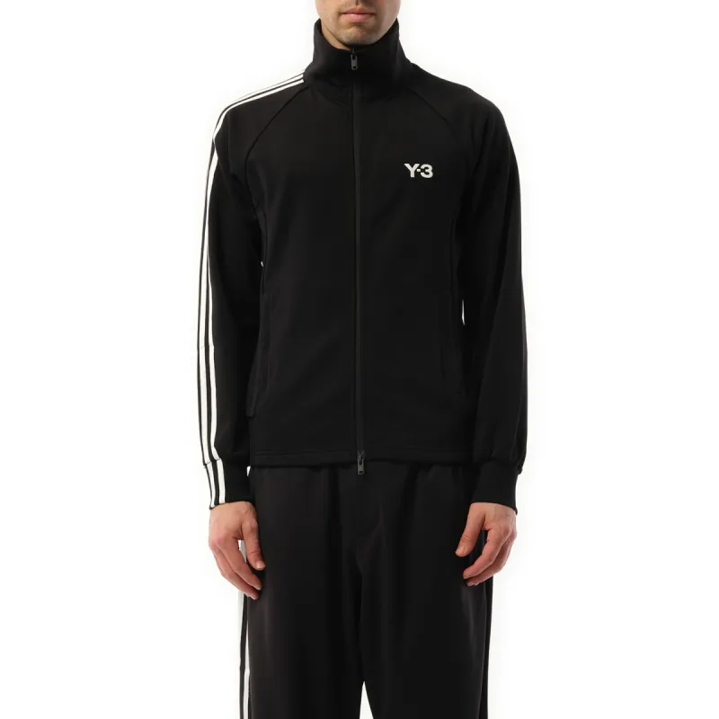 3 Stripe Track Top in Black sold by MARAIS