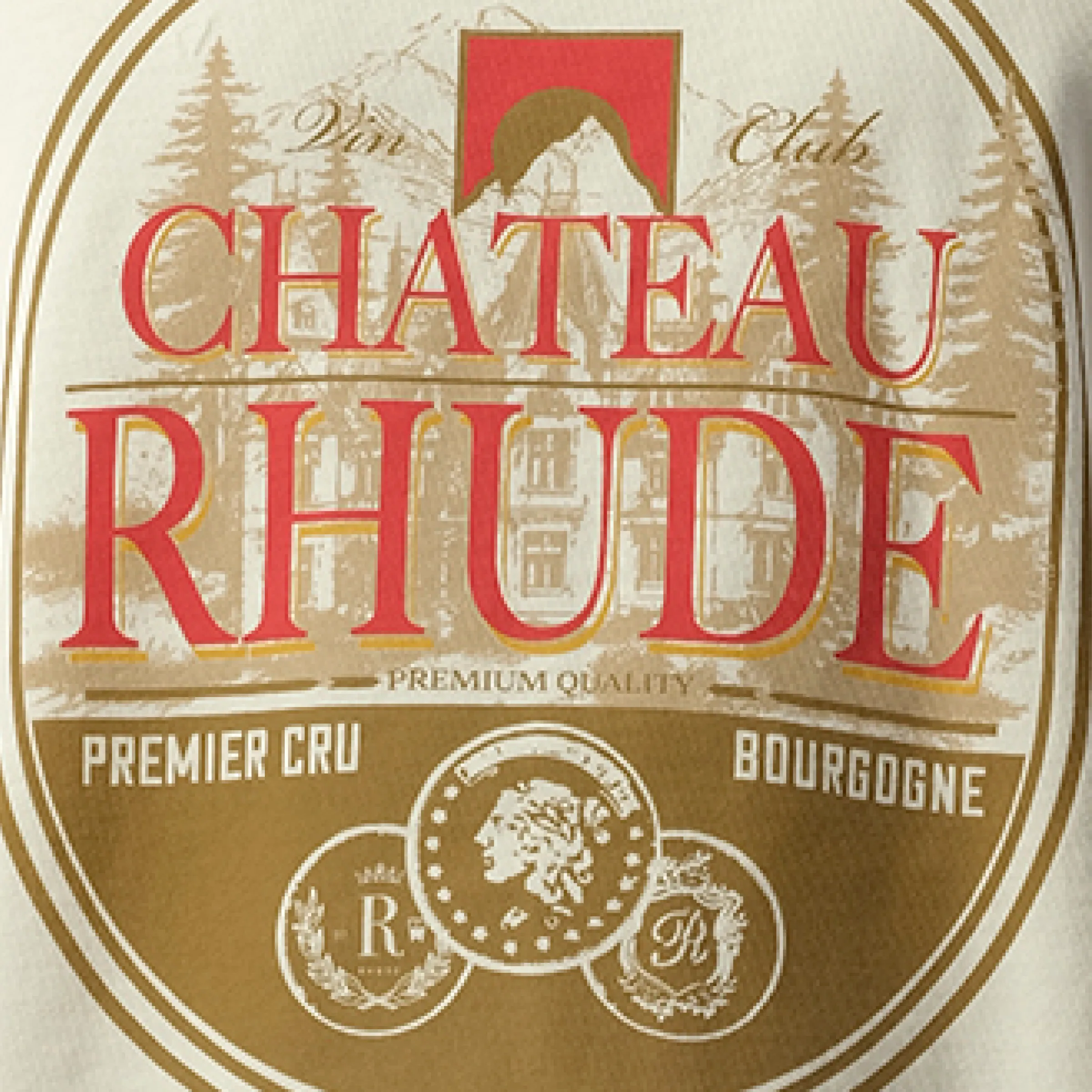 Rhude Premier T-Shirt in Vintage White sold by MARAIS product image thumbnail 3