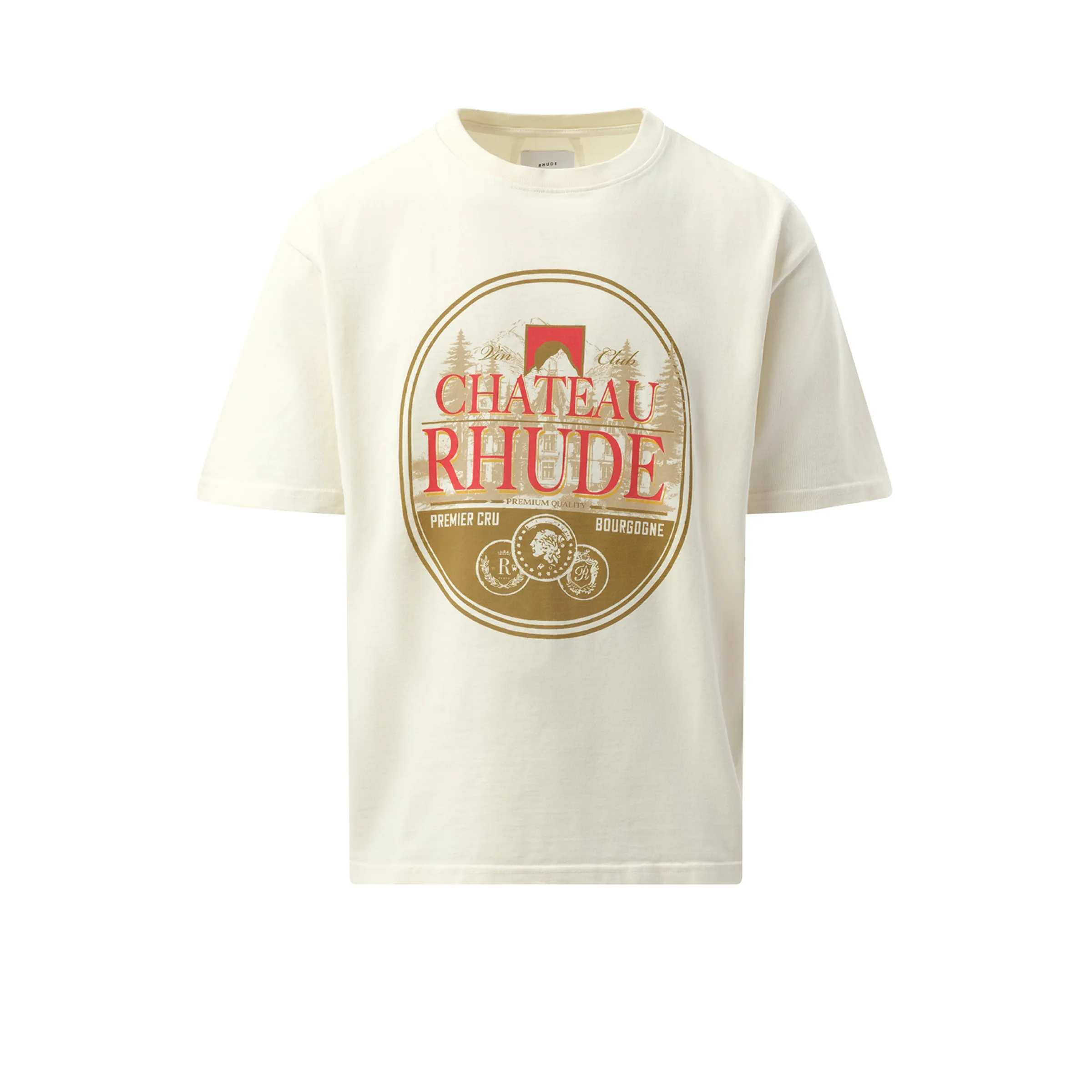 Rhude Premier T-Shirt in Vintage White sold by MARAIS product image thumbnail 2