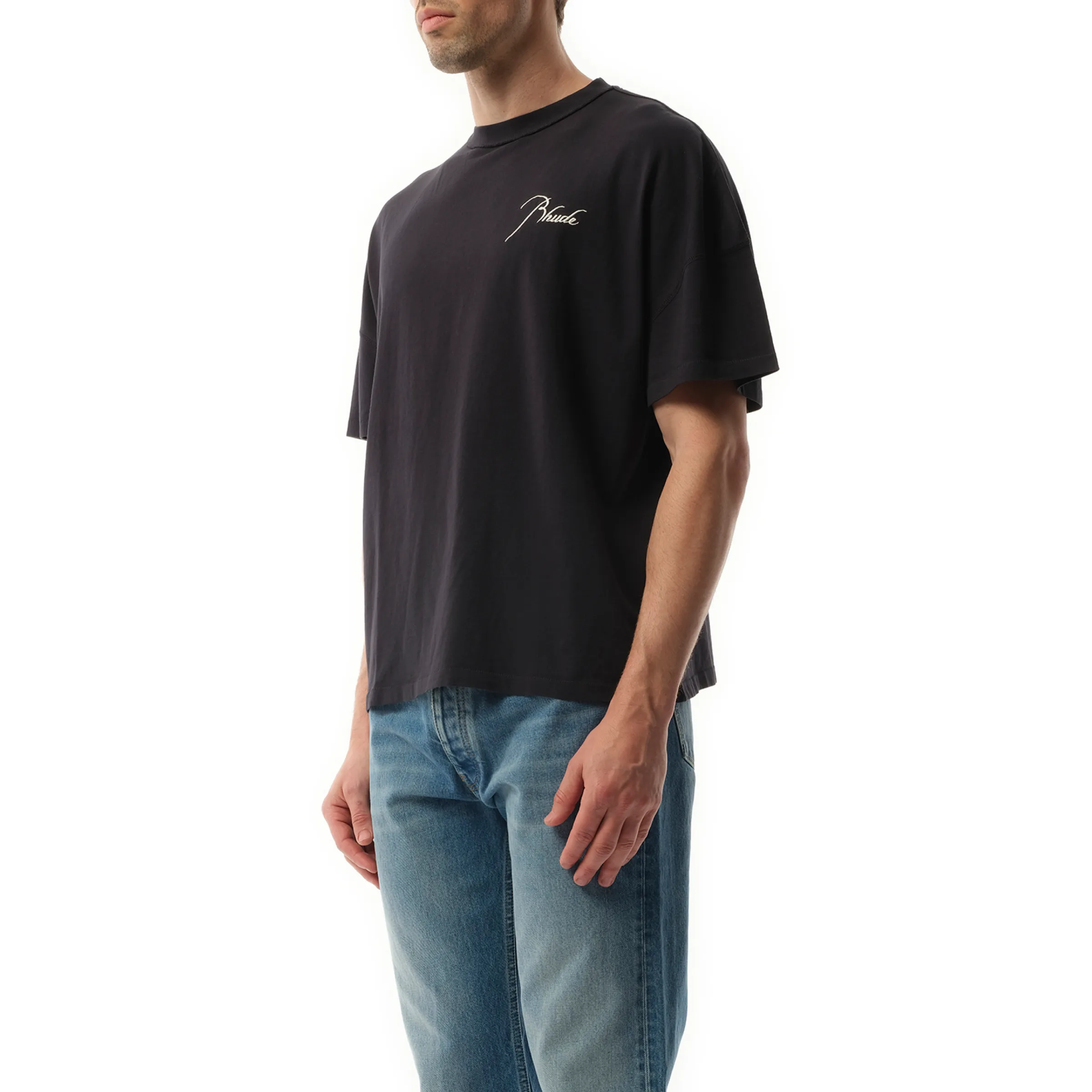 Rhude Reverse T-Shirt in Vintage Black sold by MARAIS product image thumbnail 5