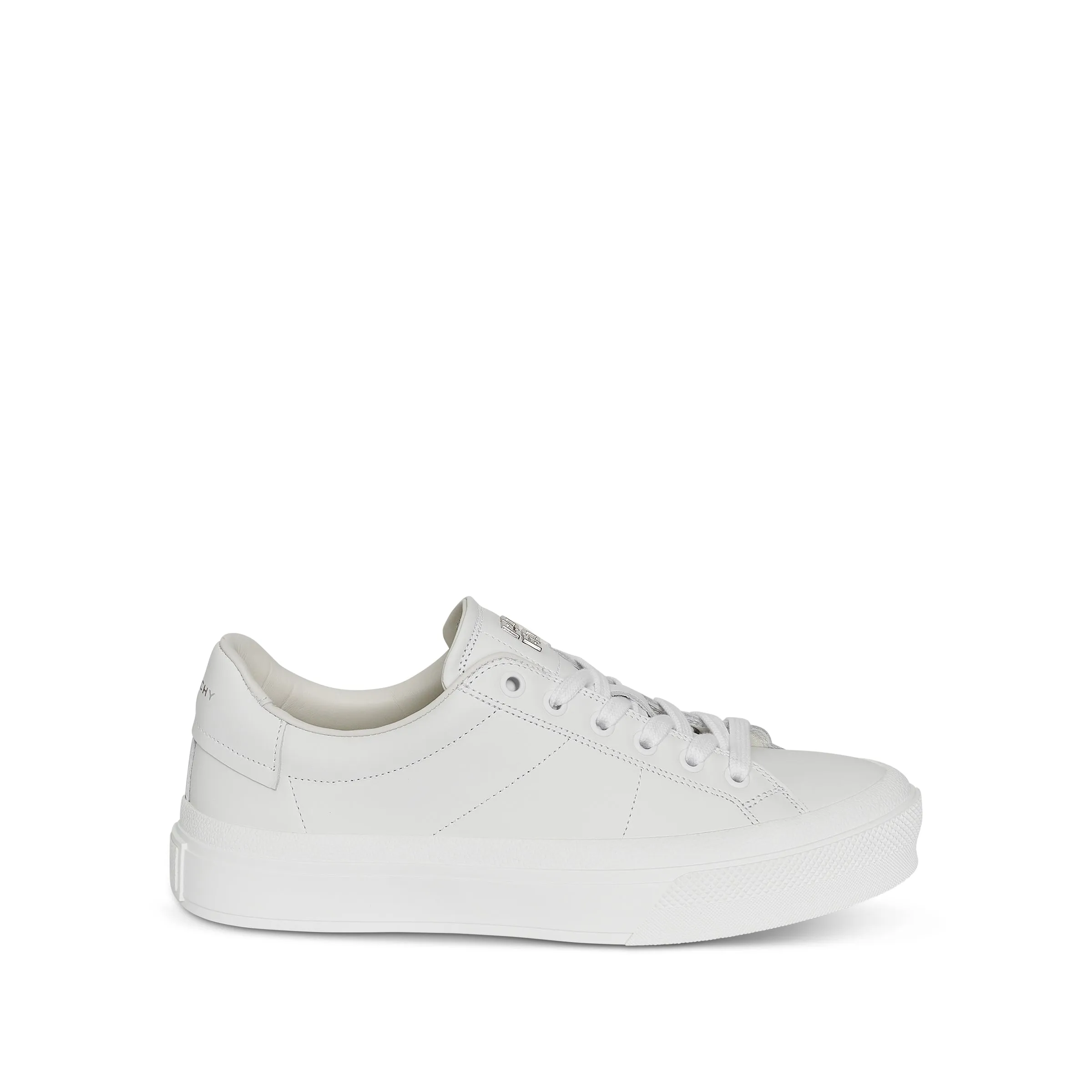 City Sport Sneaker in Calf Leather in White sold by MARAIS