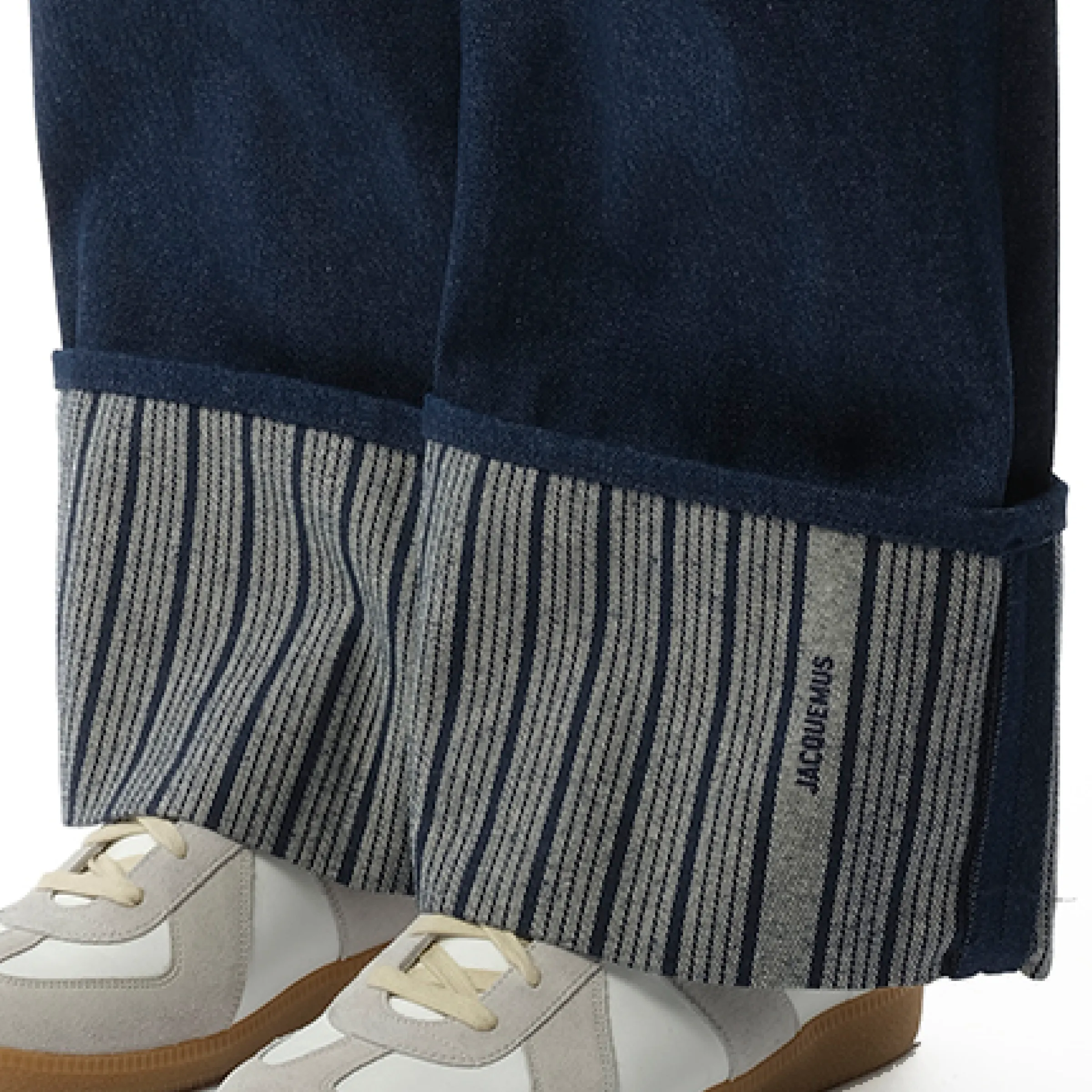 Le De-Nimes Large in Navy/Navy Stripe sold by MARAIS product image thumbnail 3