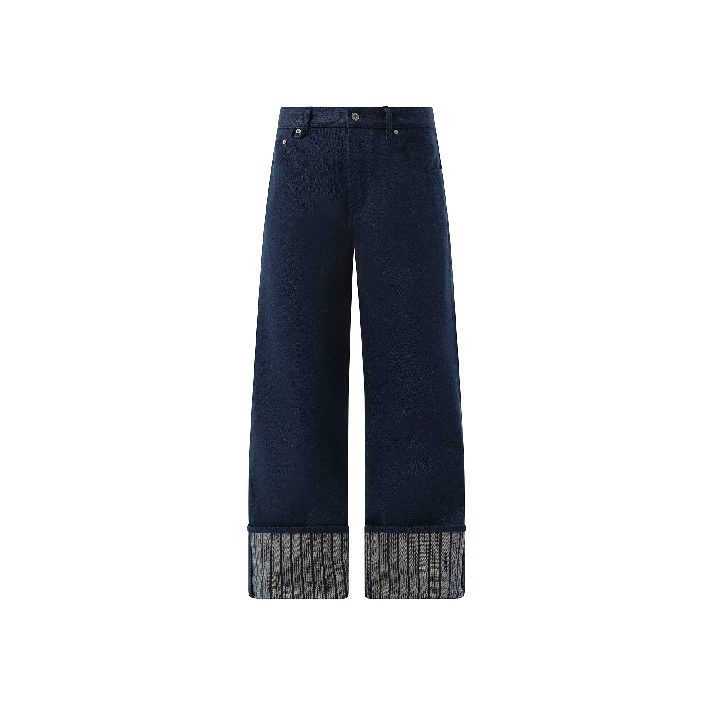 Le De-Nimes Large in Navy/Navy Stripe sold by MARAIS product image thumbnail 2