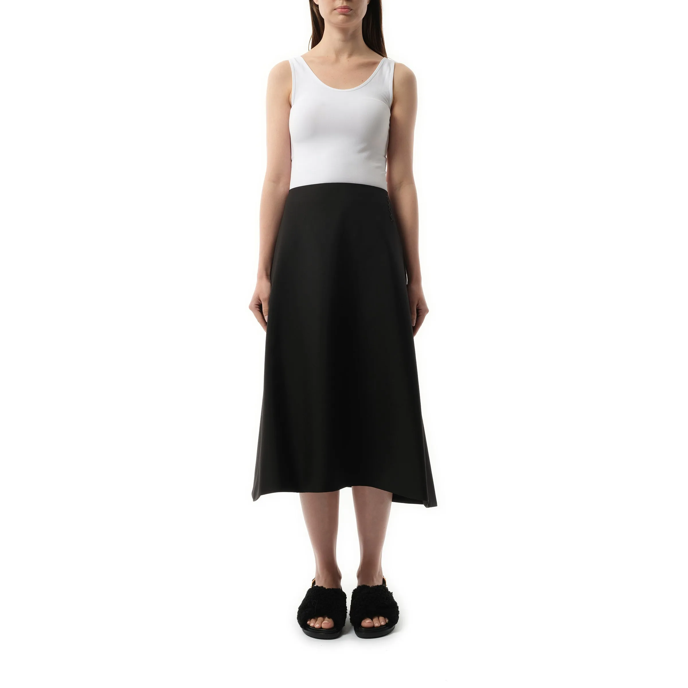 Midi Circle Skirt in Black sold by MARAIS product image thumbnail 4