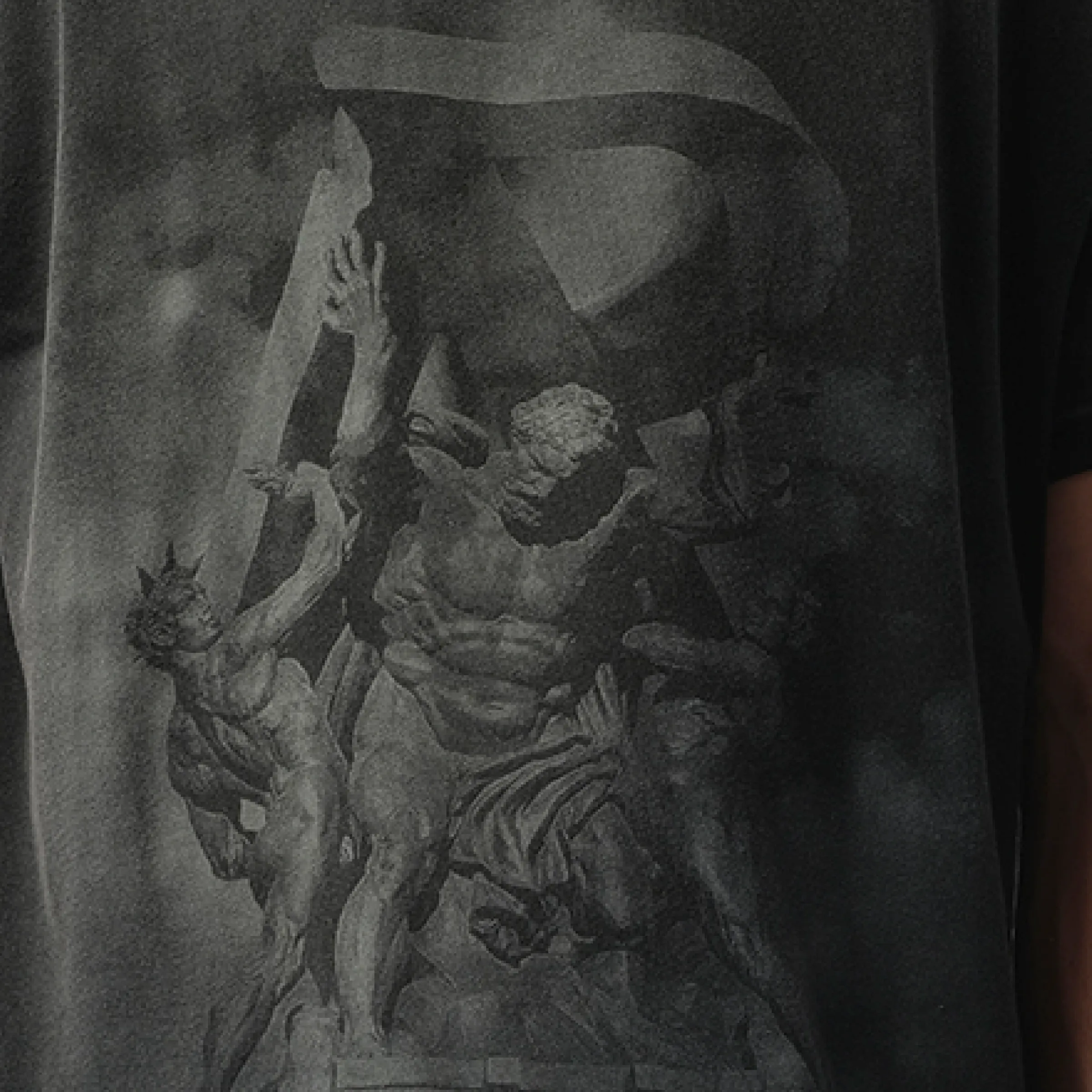 Atlas T-Shirt in Stained Black sold by MARAIS product image thumbnail 3