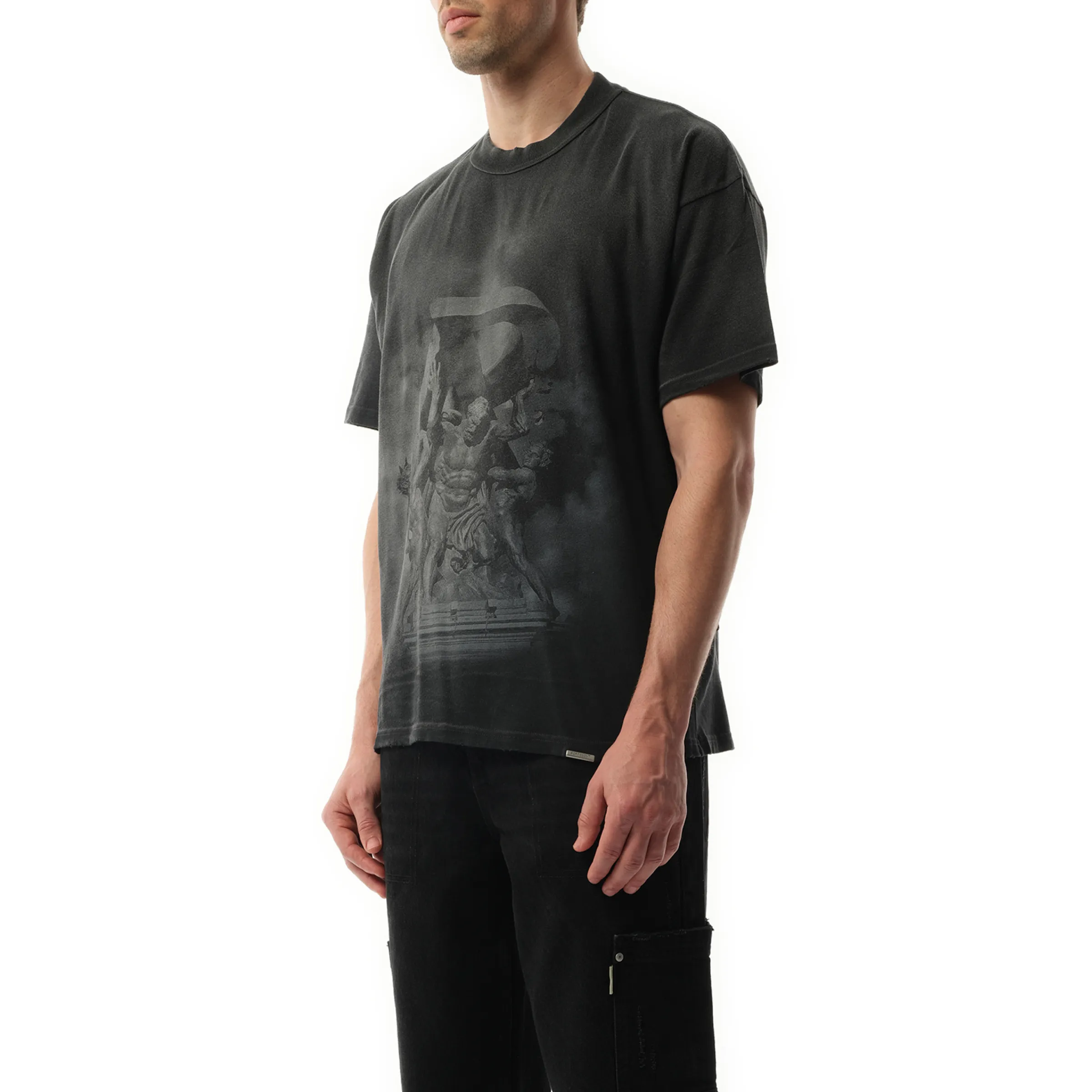 Atlas T-Shirt in Stained Black sold by MARAIS product image thumbnail 5