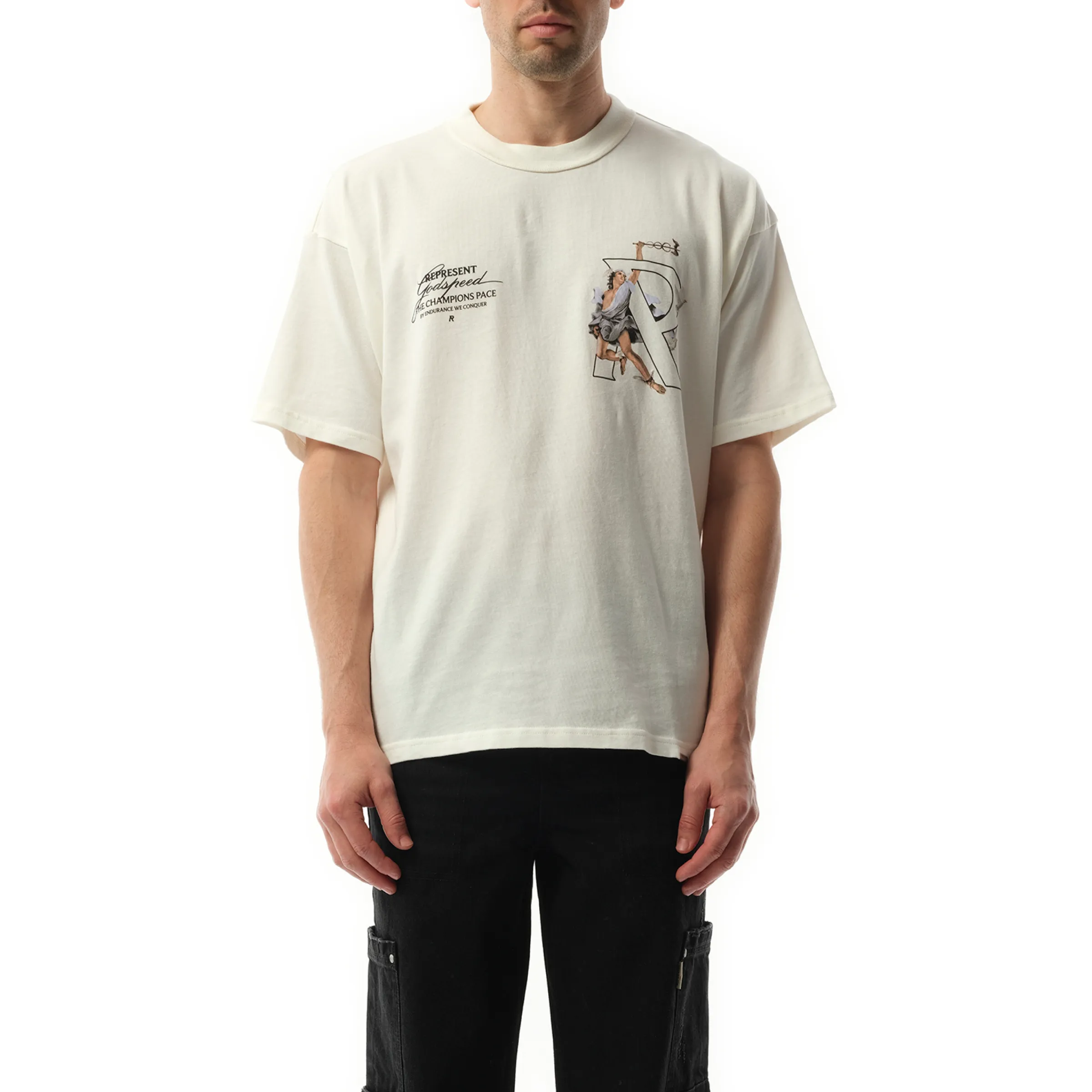 Hermes T-Shirt in Flat White sold by MARAIS
