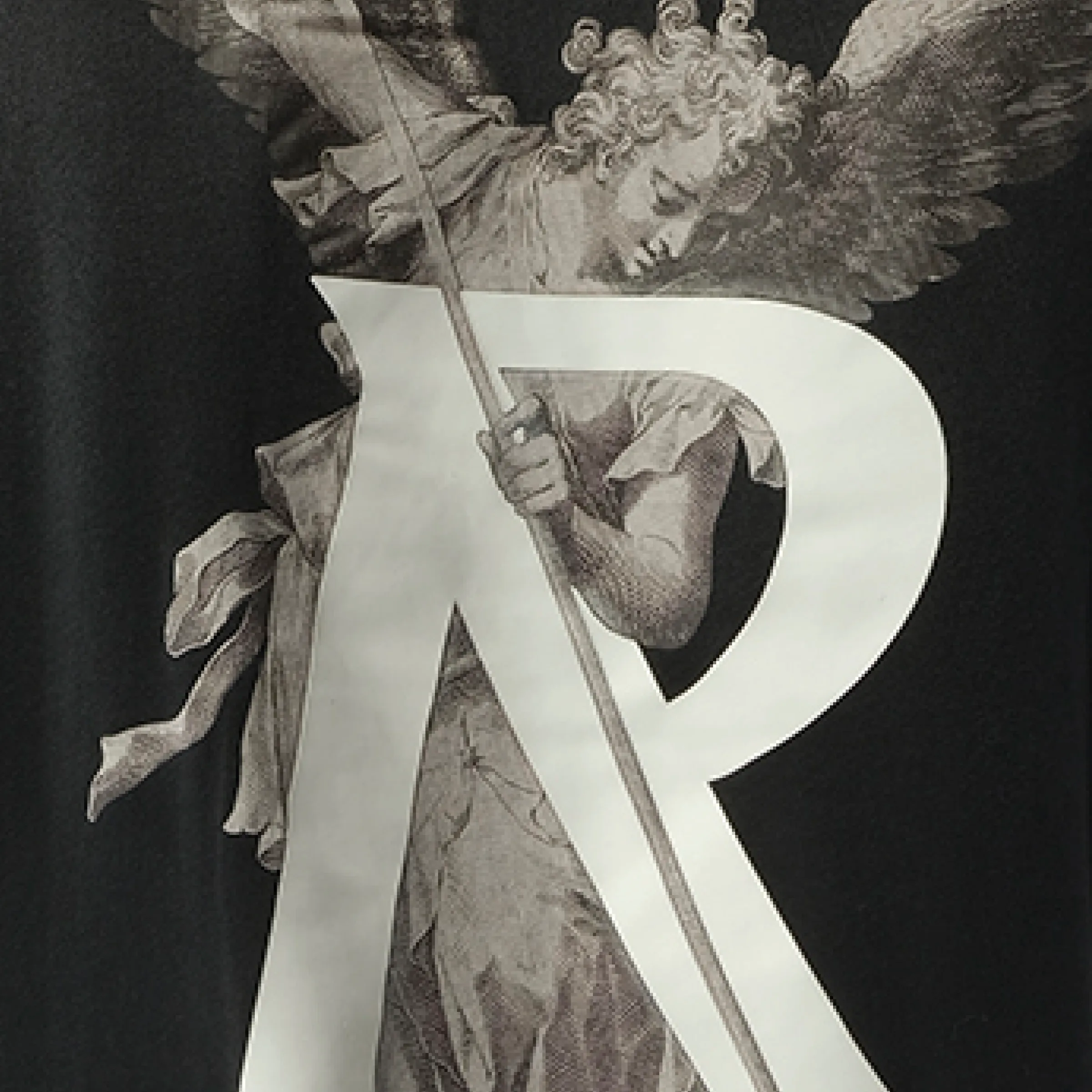 Archangel T-Shirt in Stained Black sold by MARAIS product image thumbnail 3