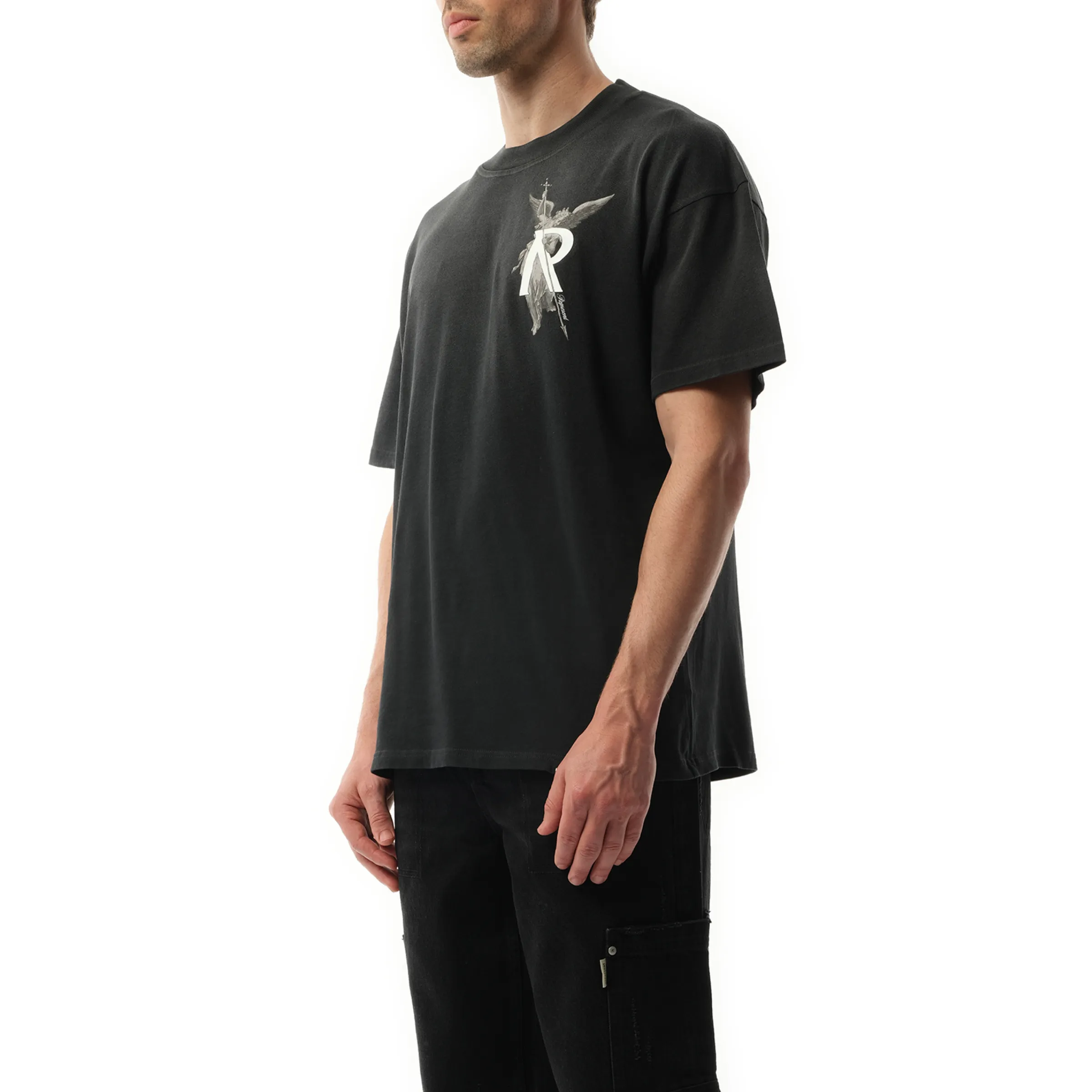 Archangel T-Shirt in Stained Black sold by MARAIS product image thumbnail 5