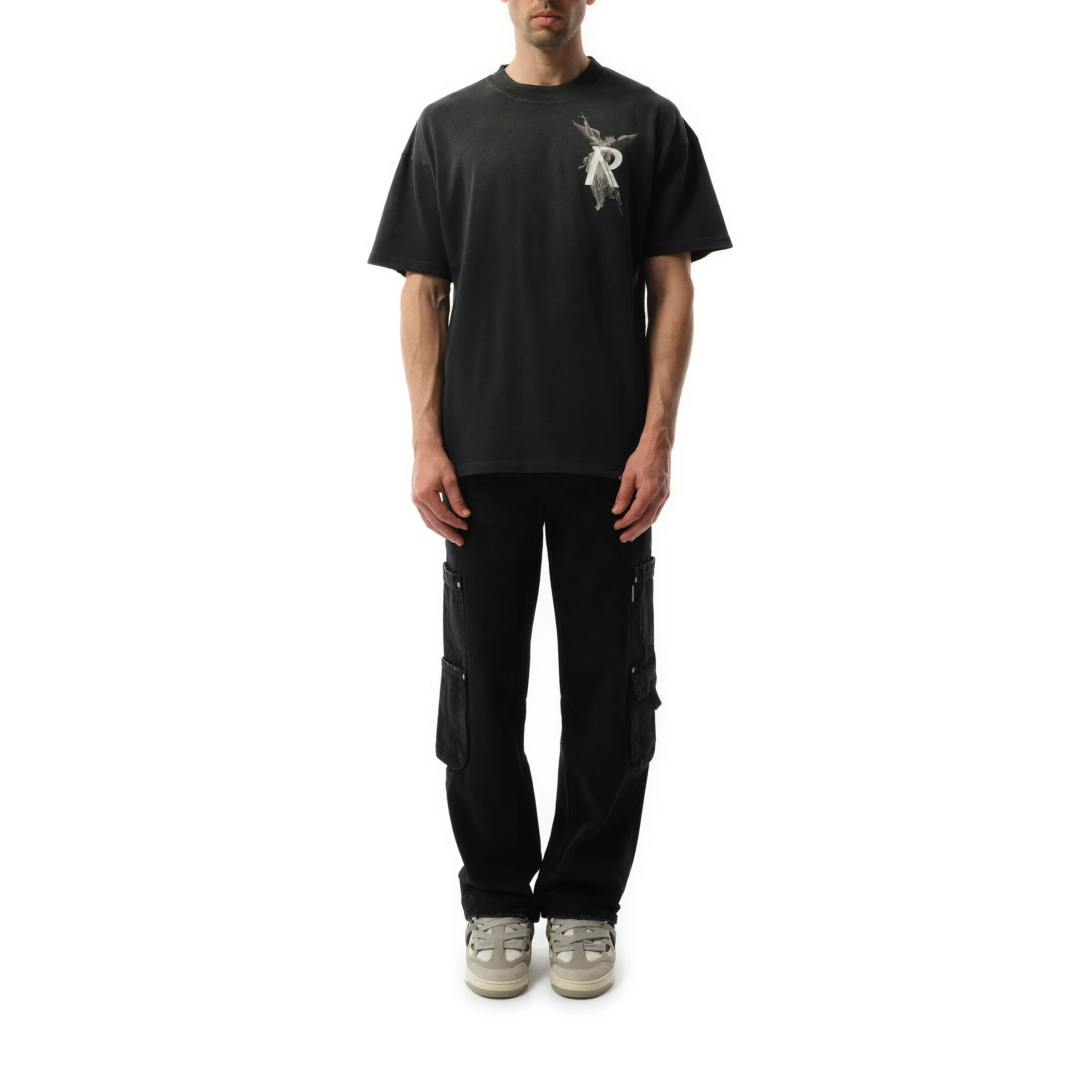 Archangel T-Shirt in Stained Black sold by MARAIS product image thumbnail 4