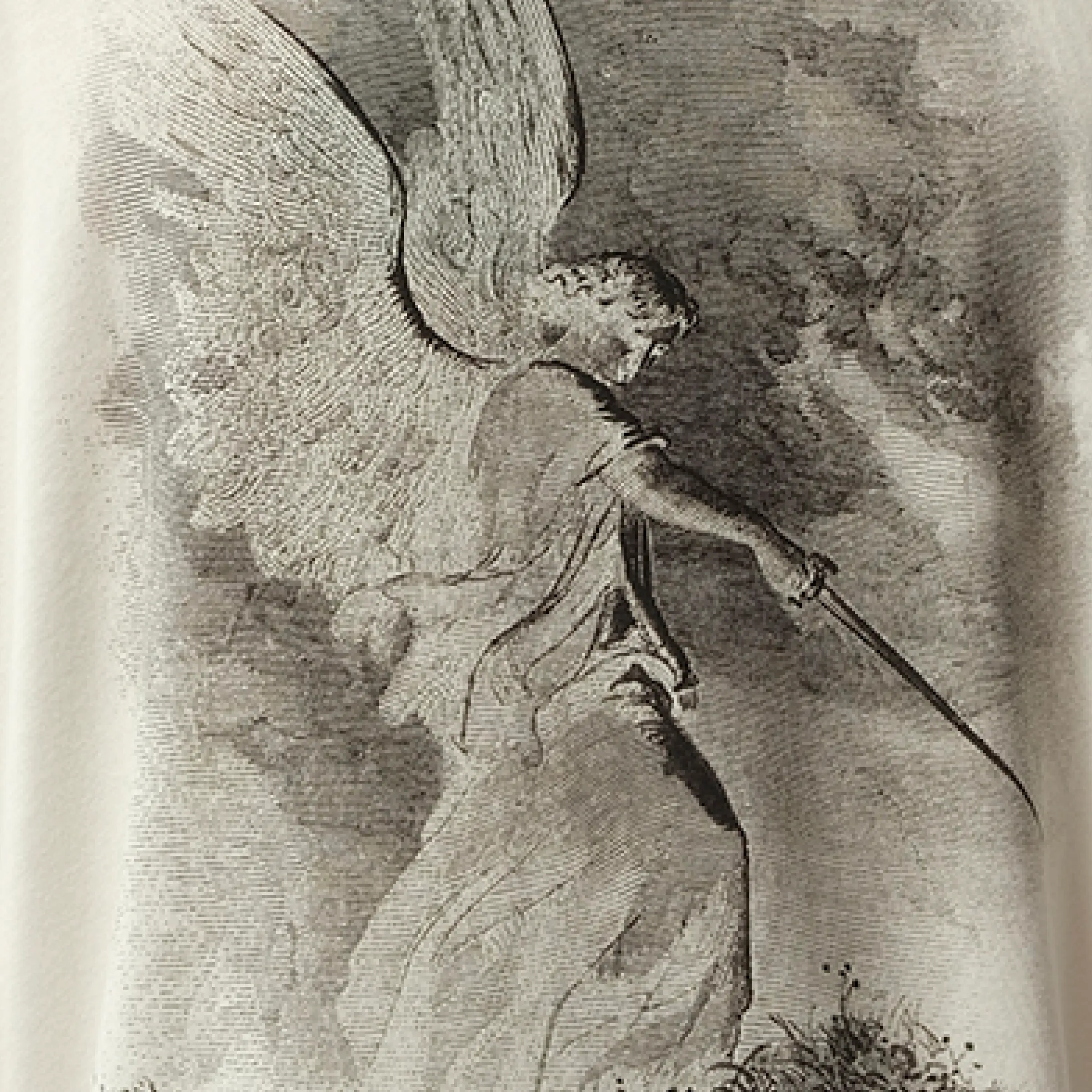 Godspeed T-Shirt Flat White sold by MARAIS product image thumbnail 3