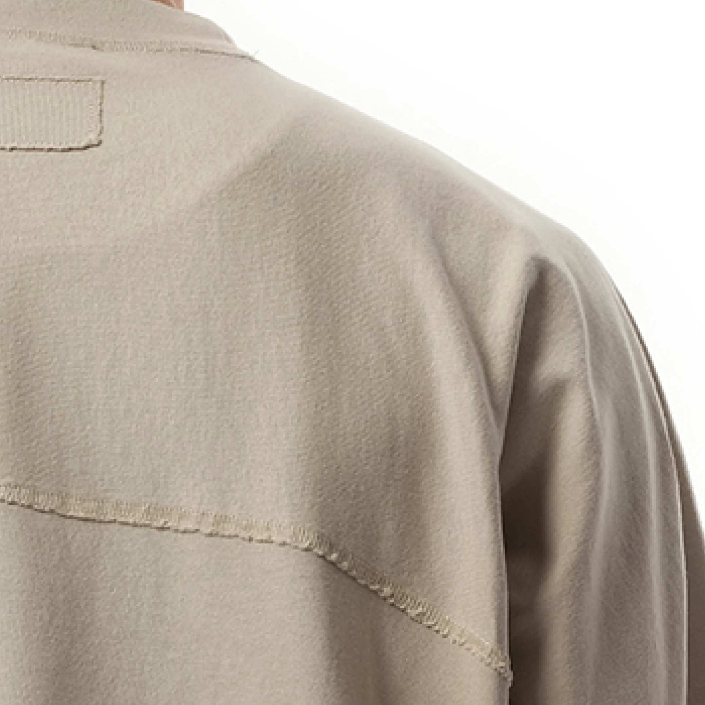 Stepped Hem T-Shirt in Oat sold by MARAIS product image thumbnail 3