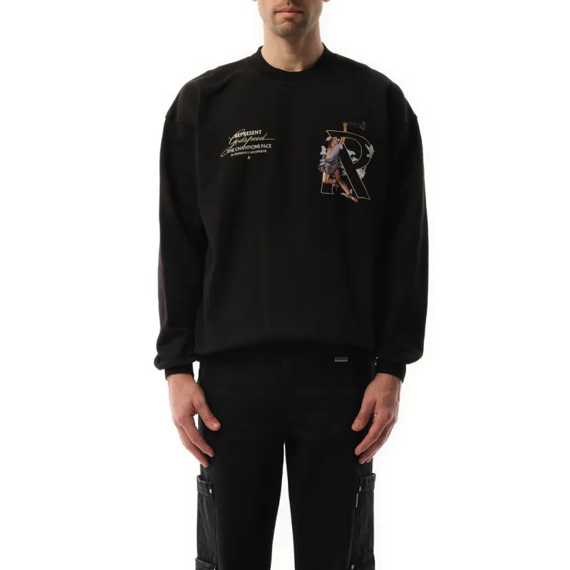 Hermes Sweatshirt in Jet Black sold by MARAIS