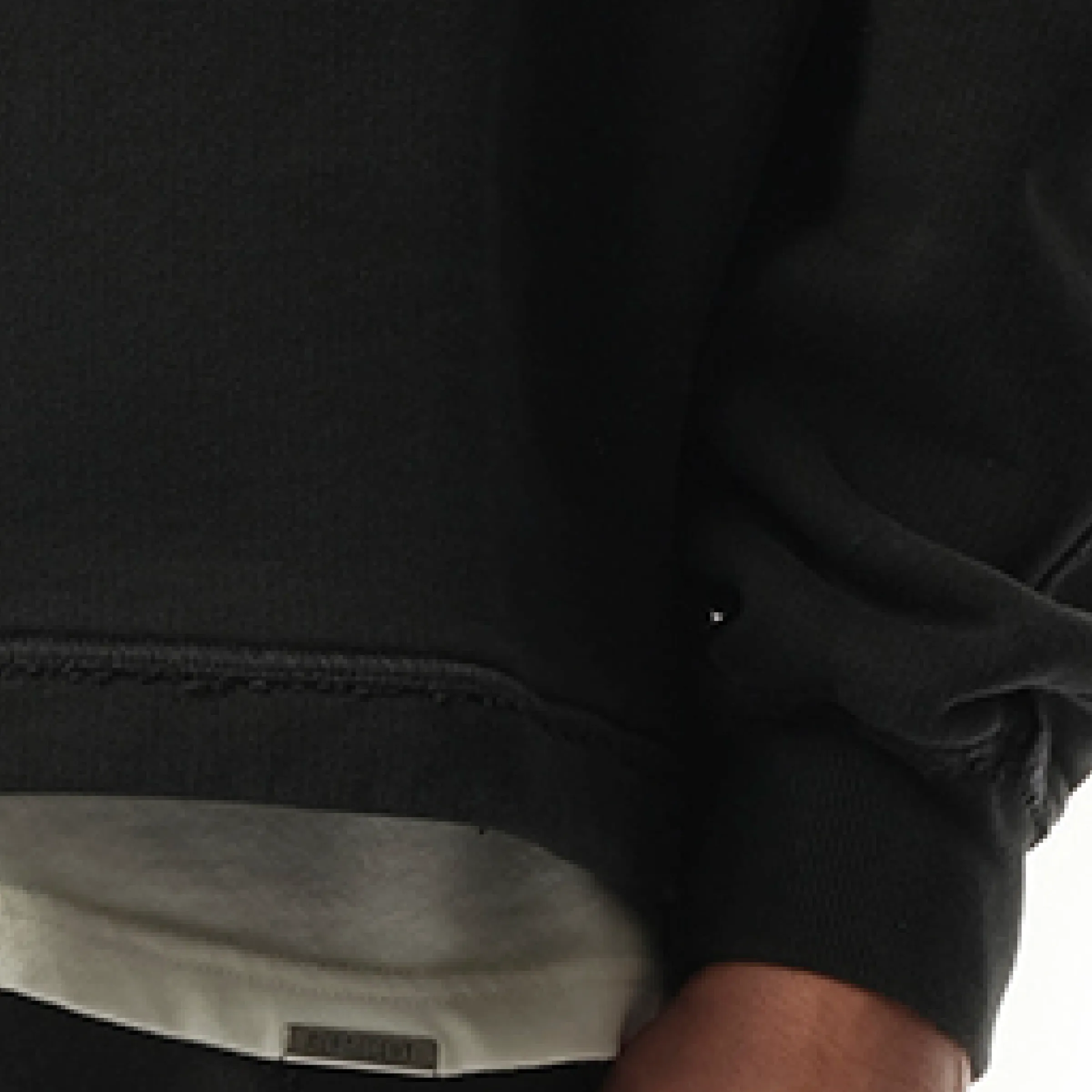 Step Hem Sweatshirt in Stained Black sold by MARAIS product image thumbnail 3