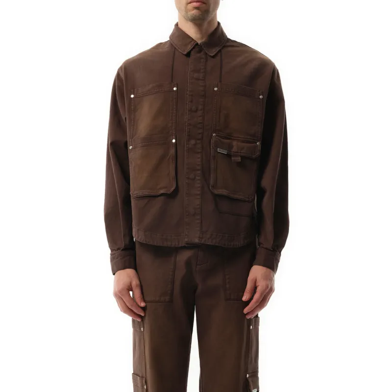 Workshop Shirt in Cedar sold by MARAIS