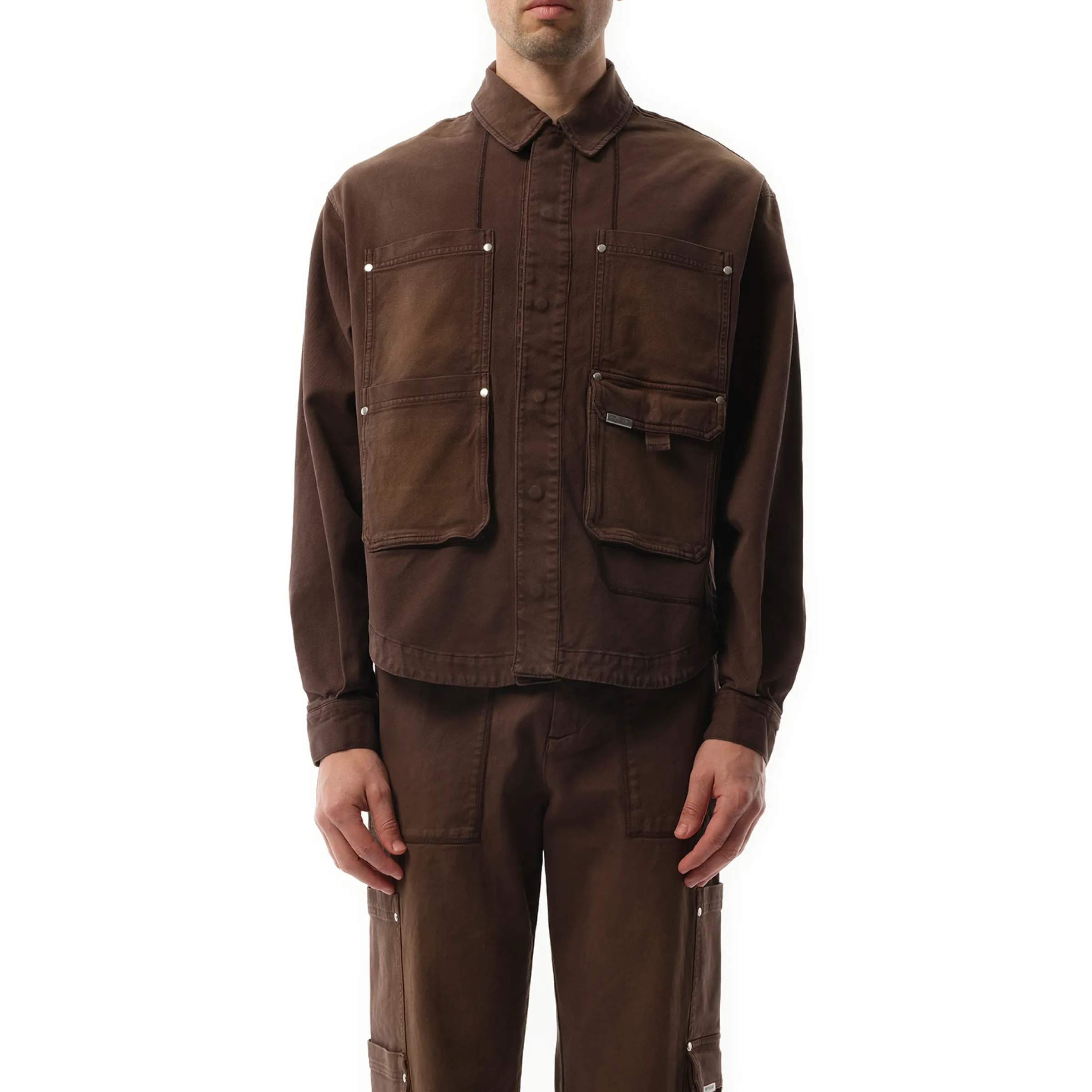 Workshop Shirt in Cedar sold by MARAIS