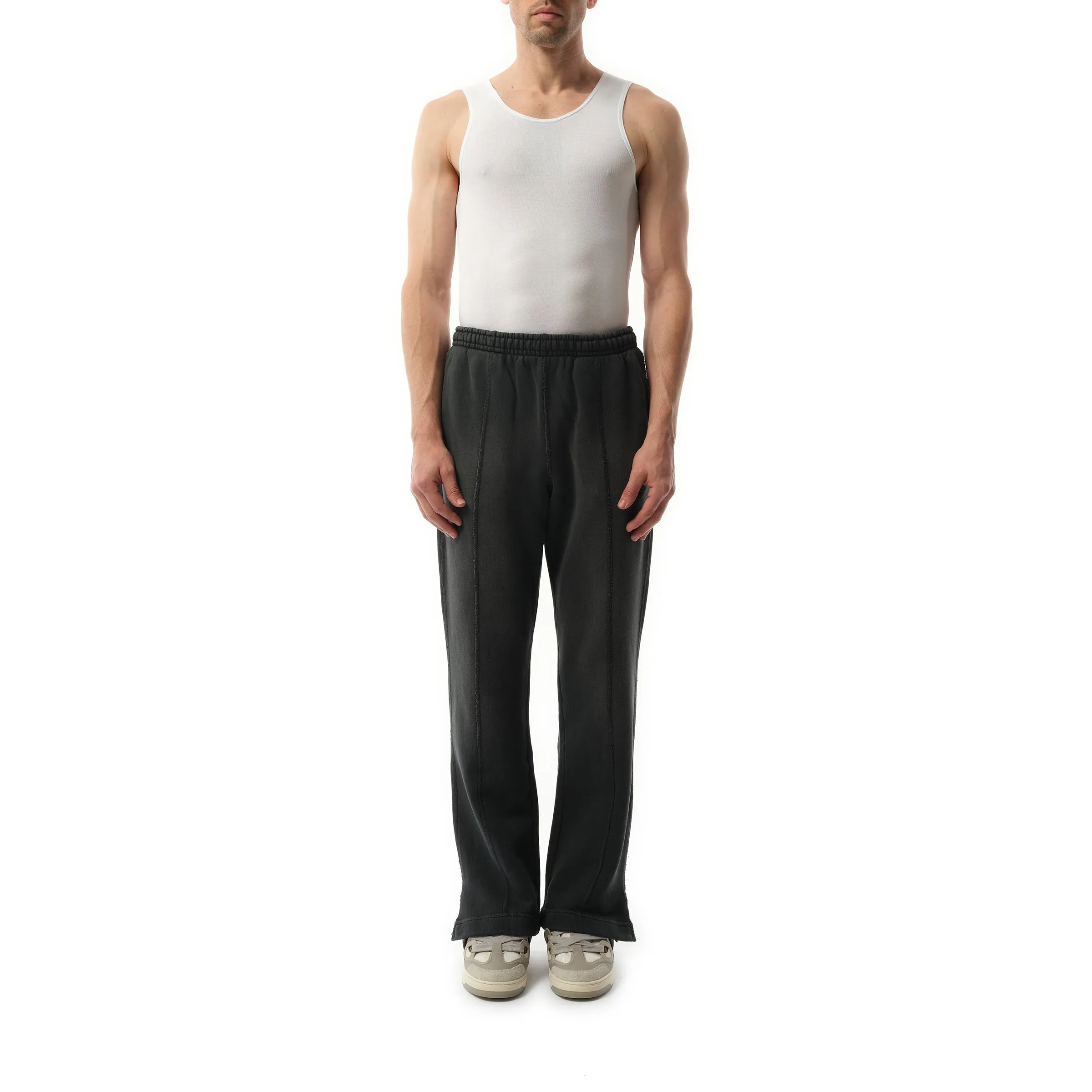 Step Hem Sweatpants in Stained Black sold by MARAIS product image thumbnail 4