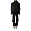 Layered Hooded Puffer in Jet Black sold by MARAIS
