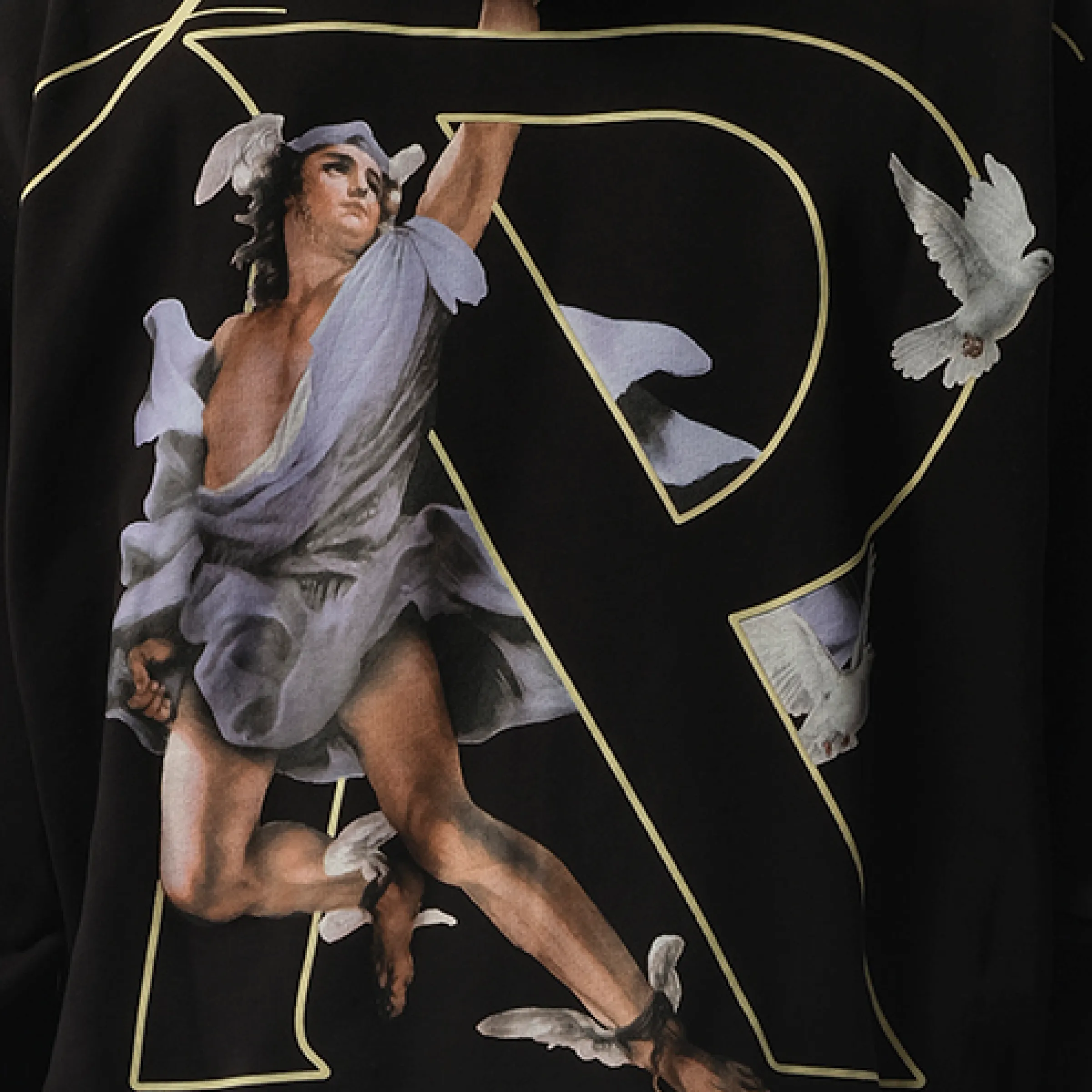 Hermes Zip Hoodie in Jet Black sold by MARAIS product image thumbnail 3