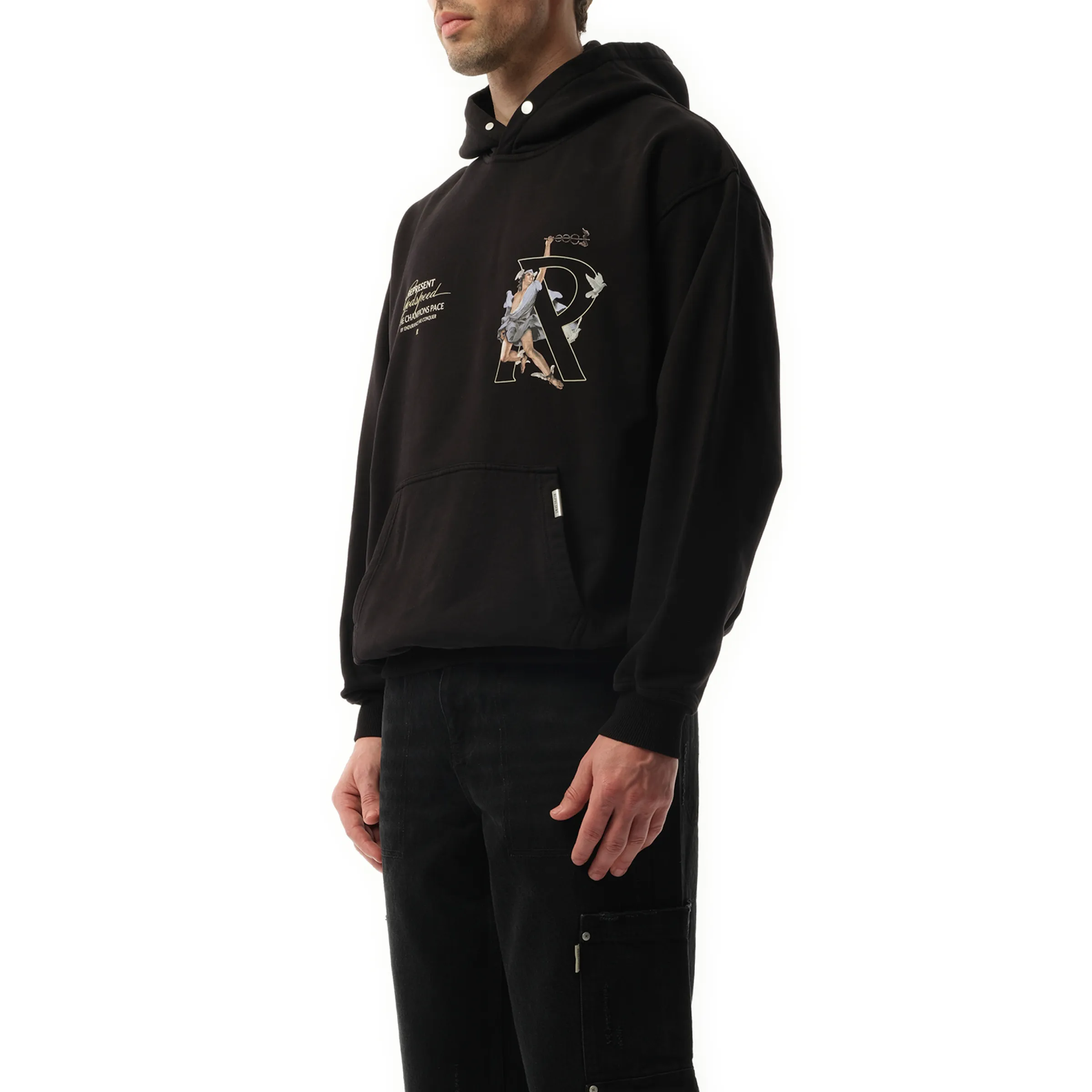 Hermes Hoodie in Jet Black sold by MARAIS product image thumbnail 5