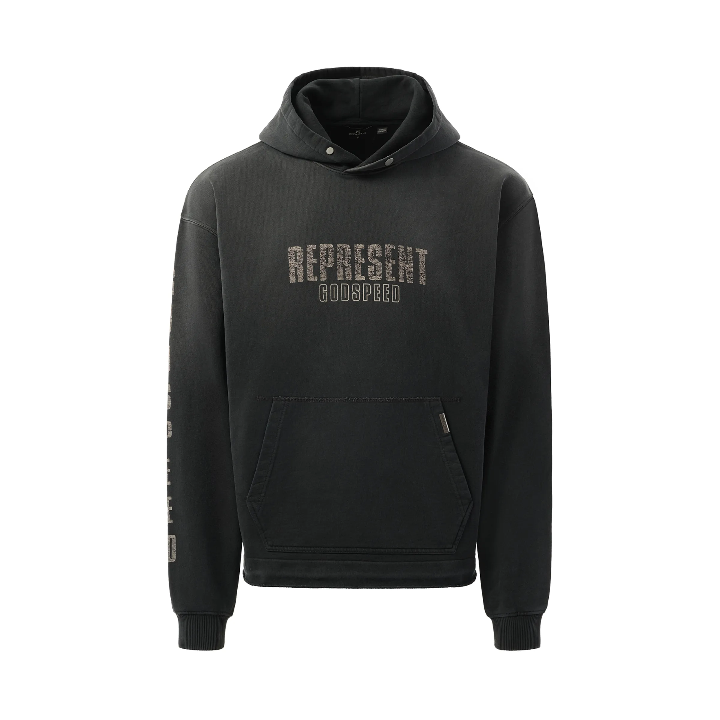 Godspeed Hoodie in Aged Black sold by MARAIS product image thumbnail 2