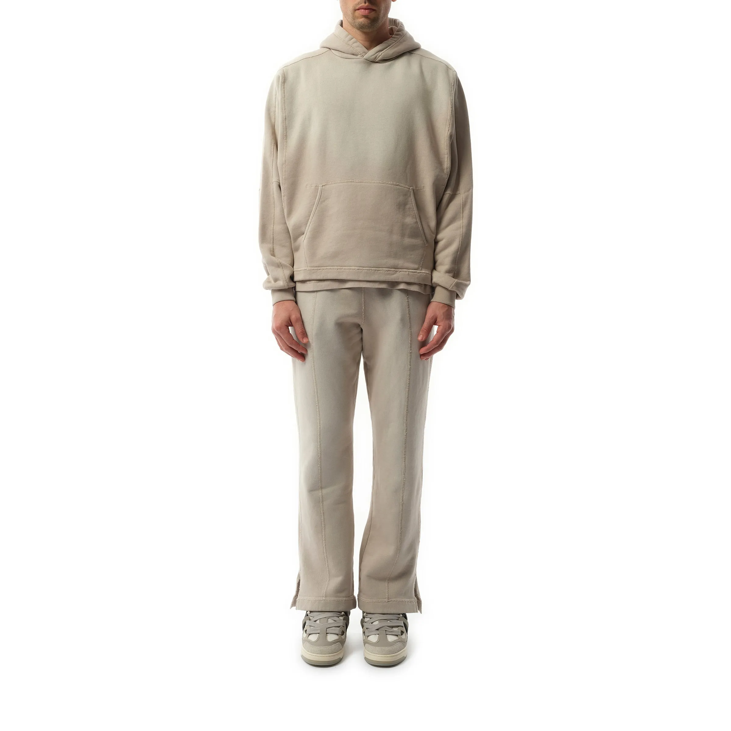 Step Hem Hoodie in Oat sold by MARAIS product image thumbnail 4