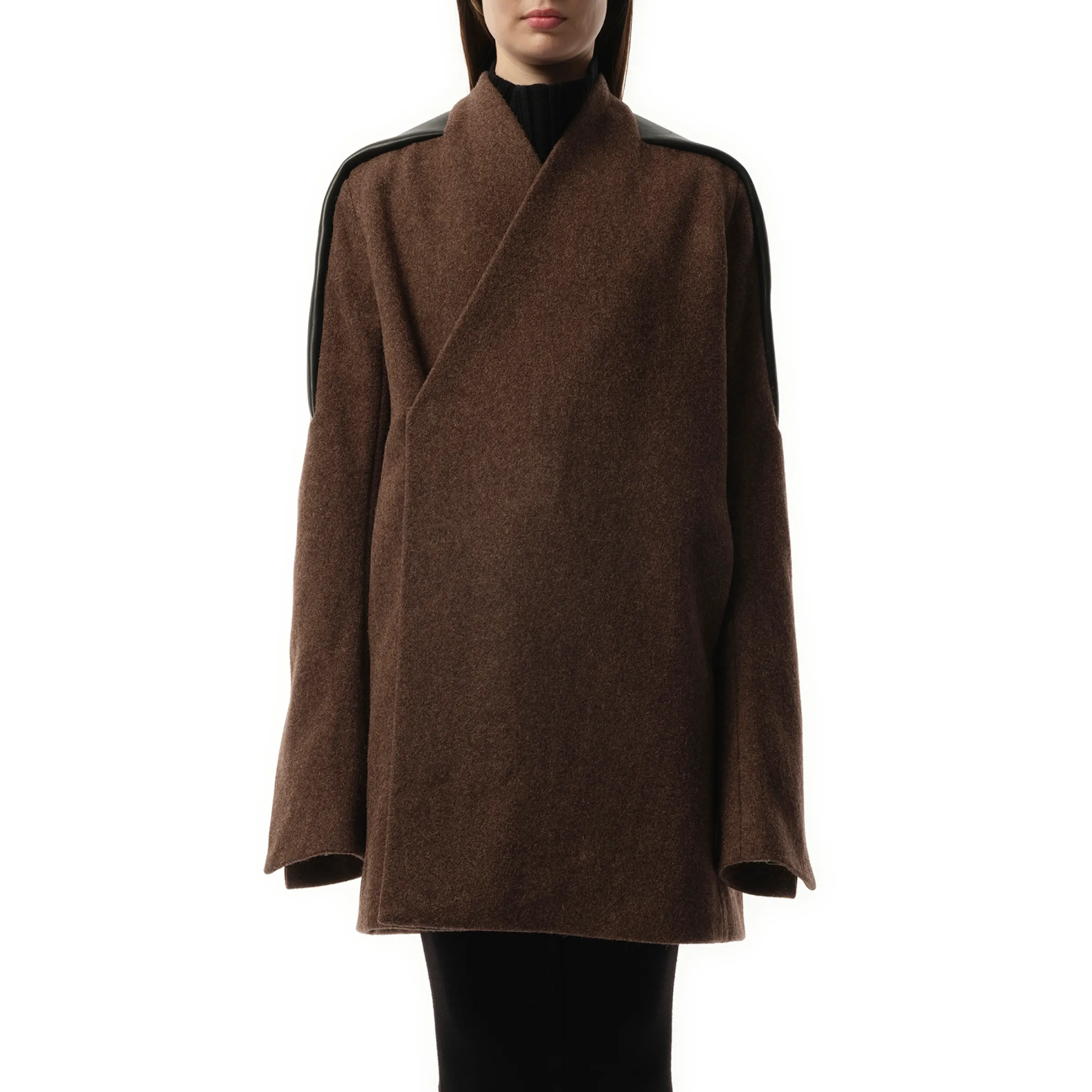 Officer Jacket in Brown/Black/Thulian sold by MARAIS