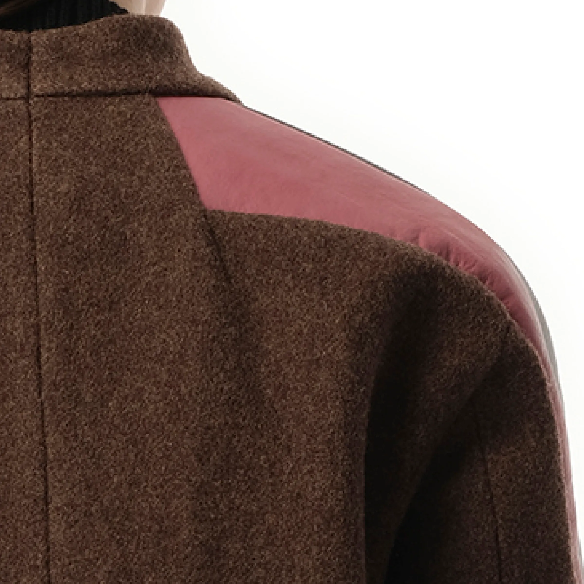 Officer Jacket in Brown/Black/Thulian sold by MARAIS product image thumbnail 3