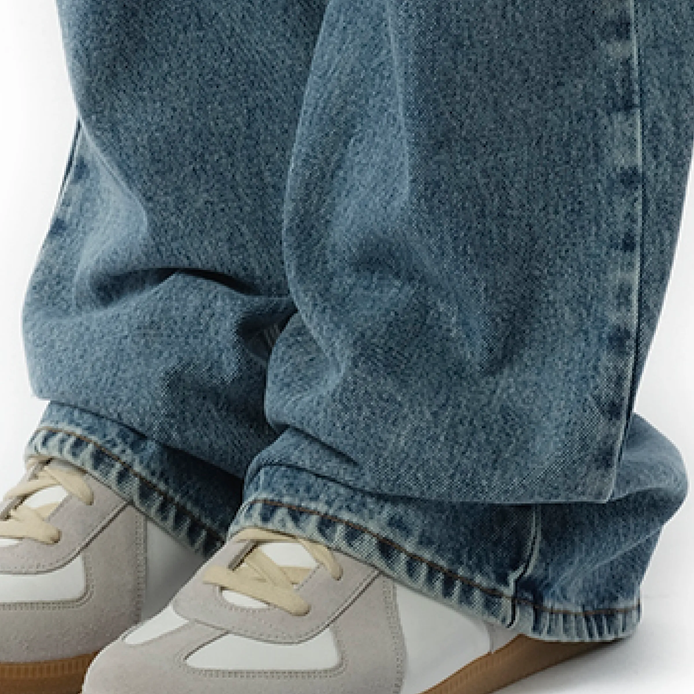 Boot Cut Jeans in Blue sold by MARAIS product image thumbnail 3