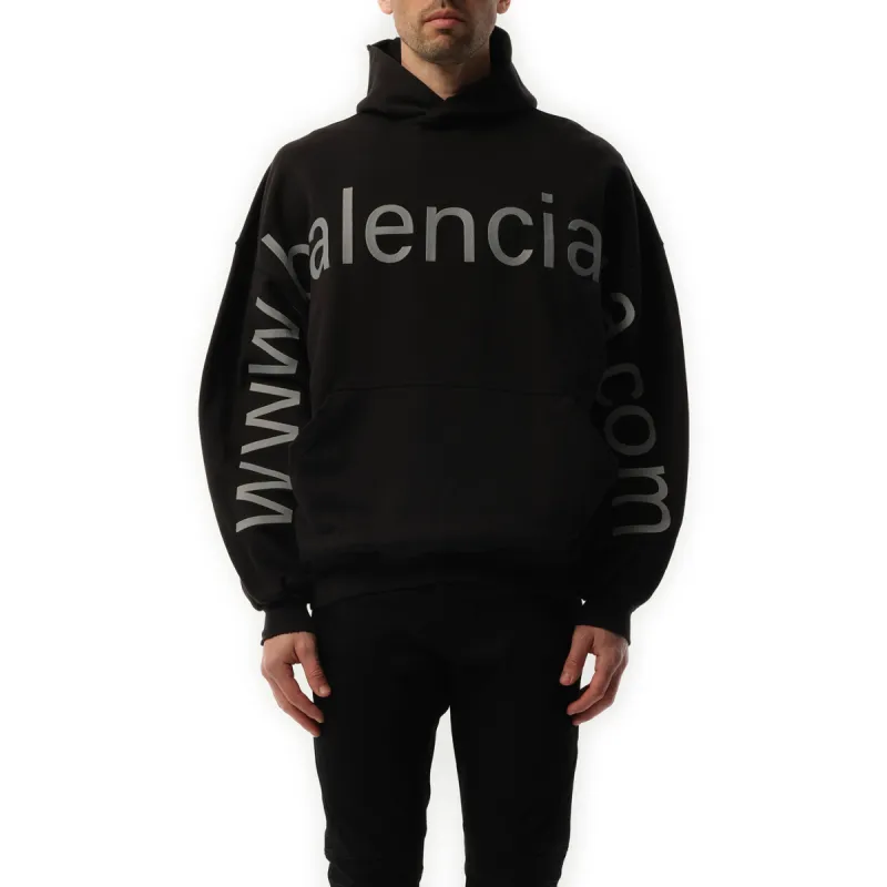 Oversized Hoodie in Washed Black sold by MARAIS